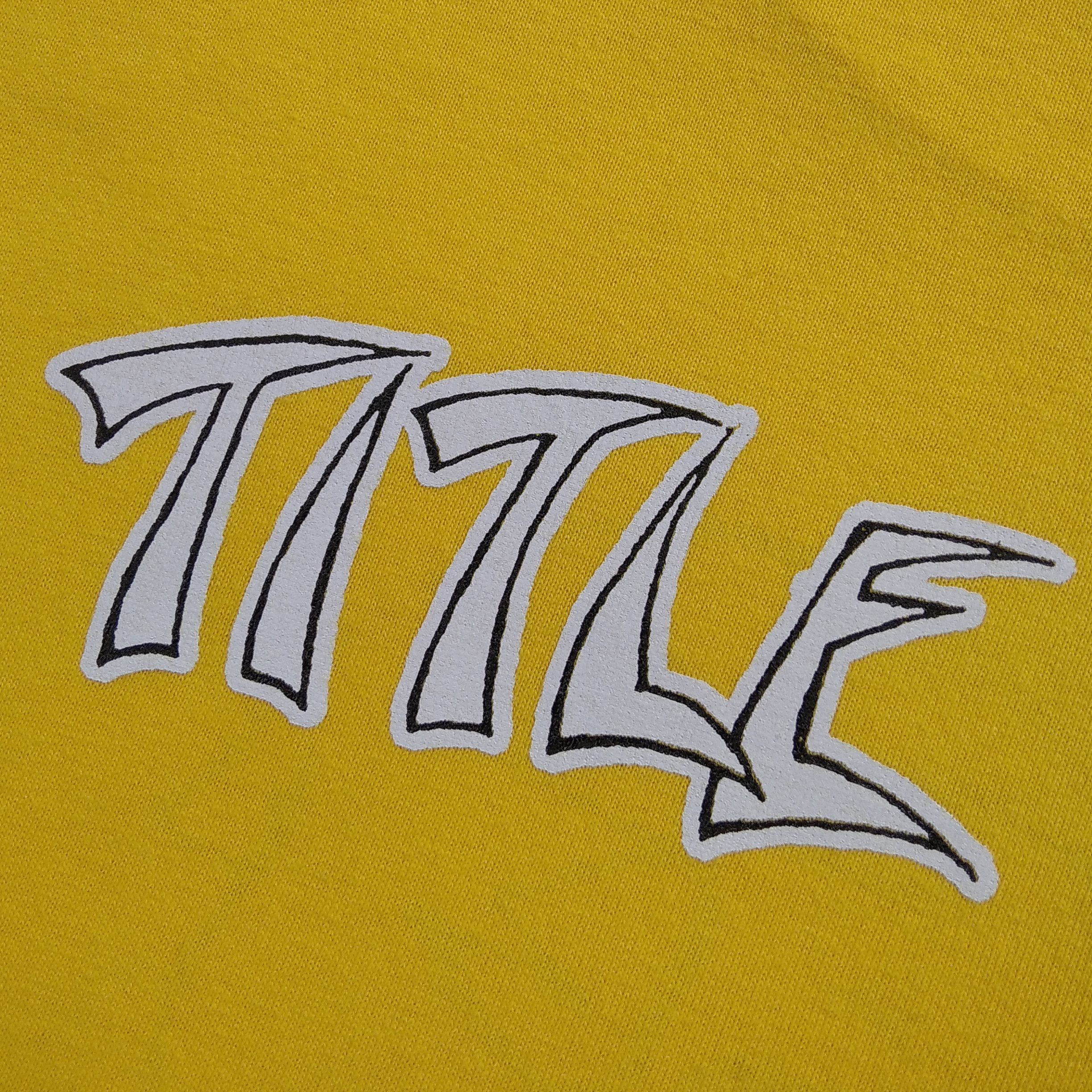 Band Tees RARE..!! Vintage 2010's TITLE FIGHT T-Shirt Size US L / EU 52-54 / 3 - 7 Thumbnail