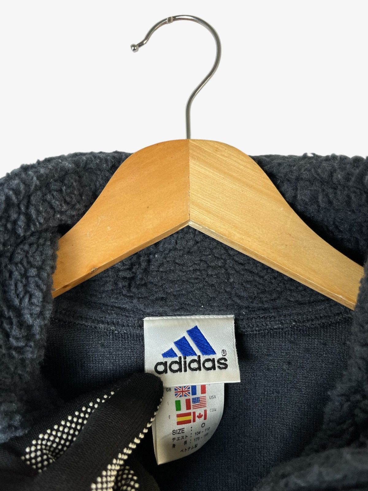 Adidas Vintage Adidas Fleece Anorak Pullover Jacket Size US L / EU 52-54 / 3 - 6 Thumbnail