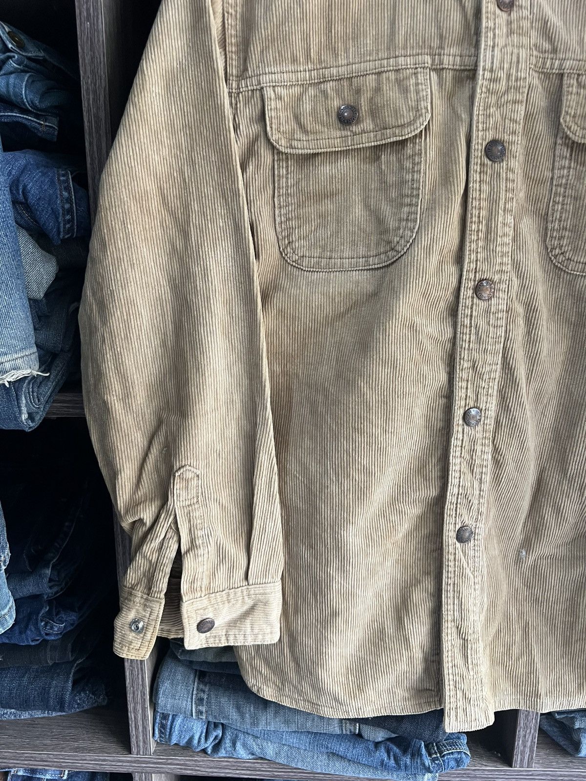 Japanese Brand 🔥Bison Corduroy Button Jacket Size US S / EU 44-46 / 1 - 6 Thumbnail