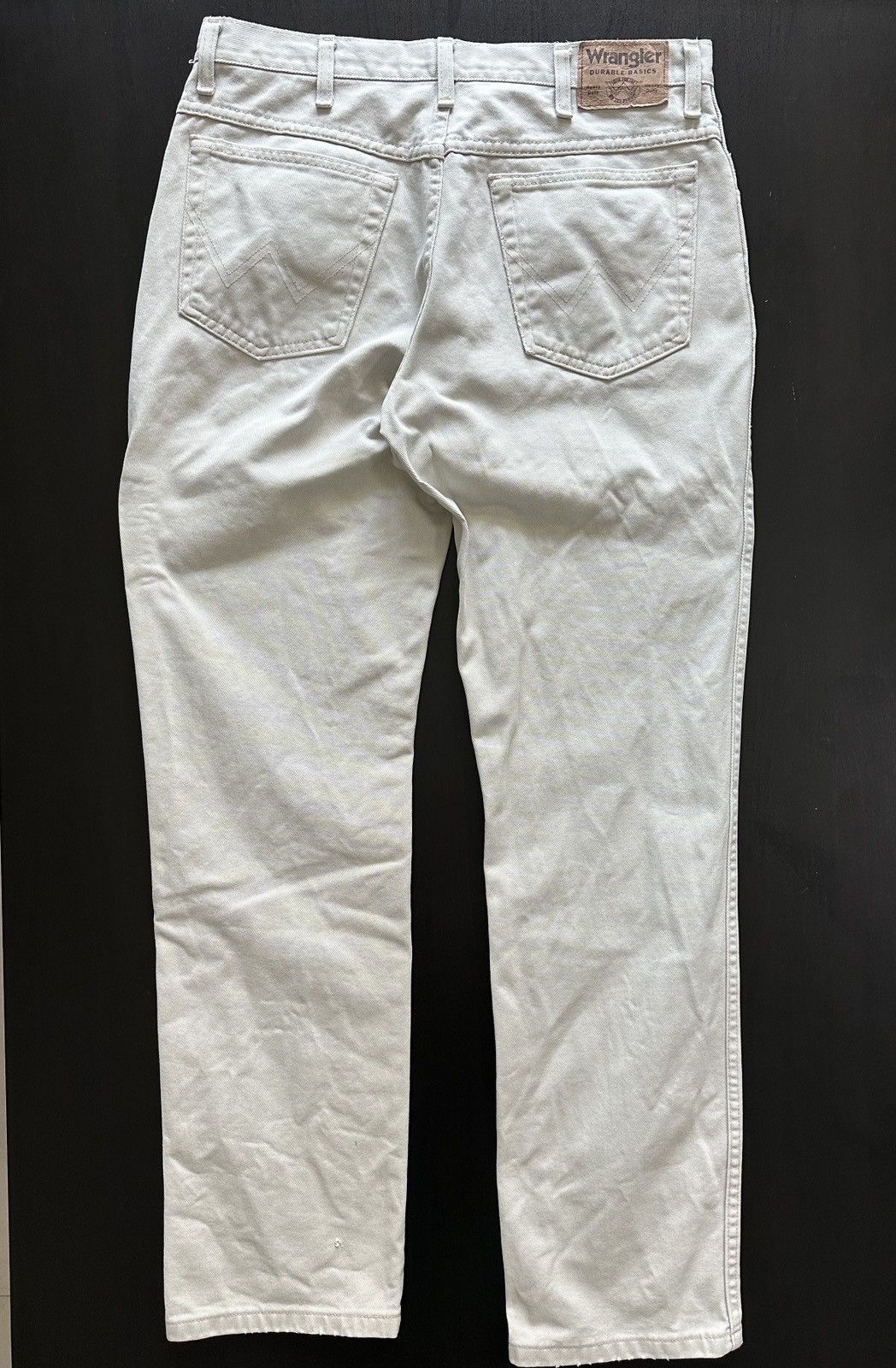 Wrangler Wrangler Durable Basics Ecru Denim Jeans Size US 33 - 5 Thumbnail