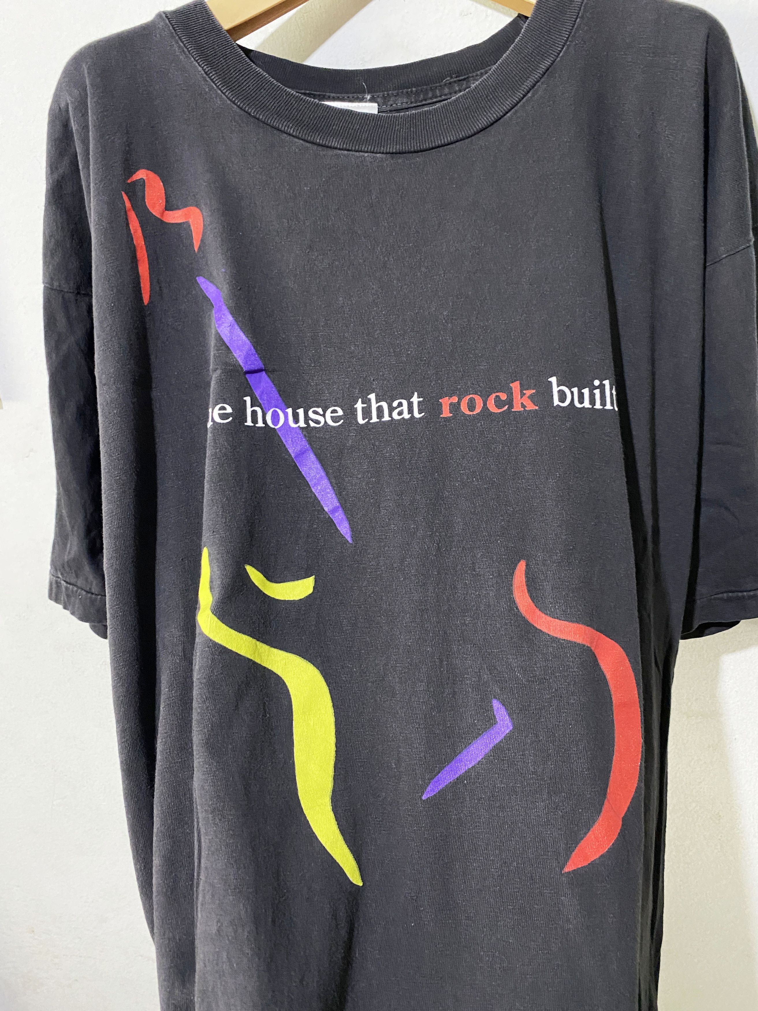 Band Tees × Vintage Vintage 90s The House That Rock Built Shirt Size US XL / EU 56 / 4 - 2 Thumbnail