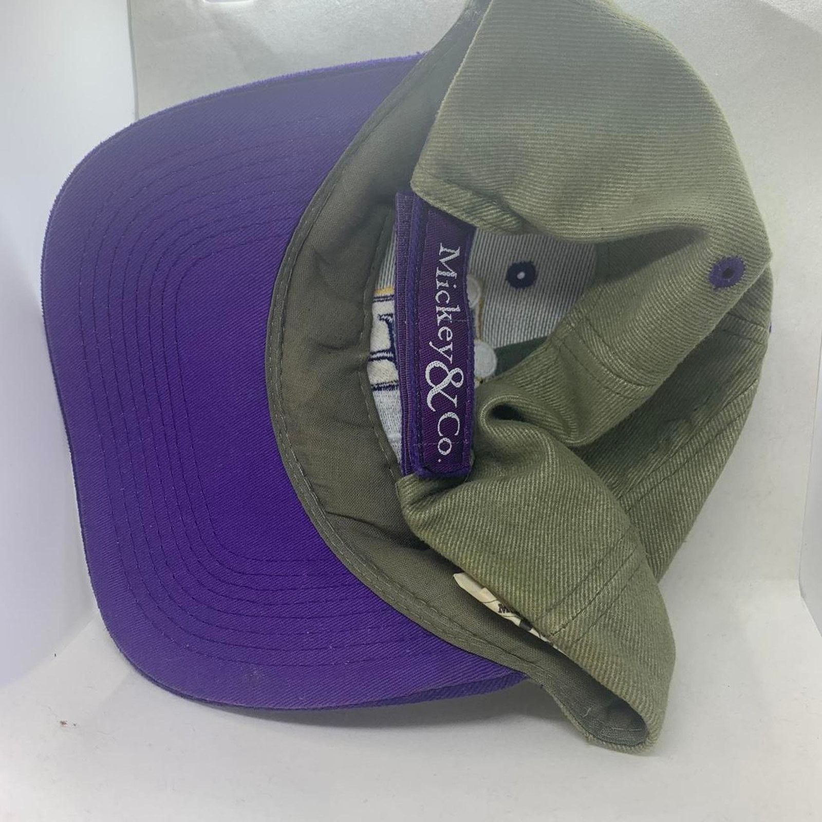 Drew Pearson vintage 90’s DISNEY MICKEY MOUSE GOLF strap back dad hat cap Size ONE SIZE - 4 Thumbnail