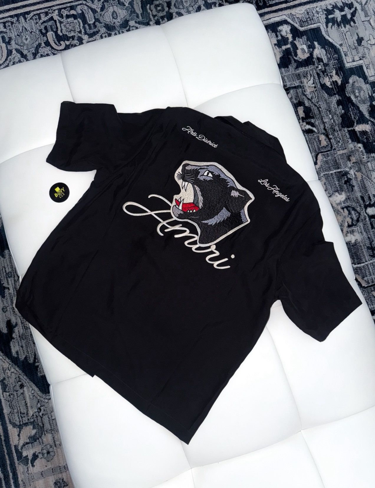 Amiri Amiri panther logo collar shirt Size US M / EU 48-50 / 2 - 1 Thumbnail