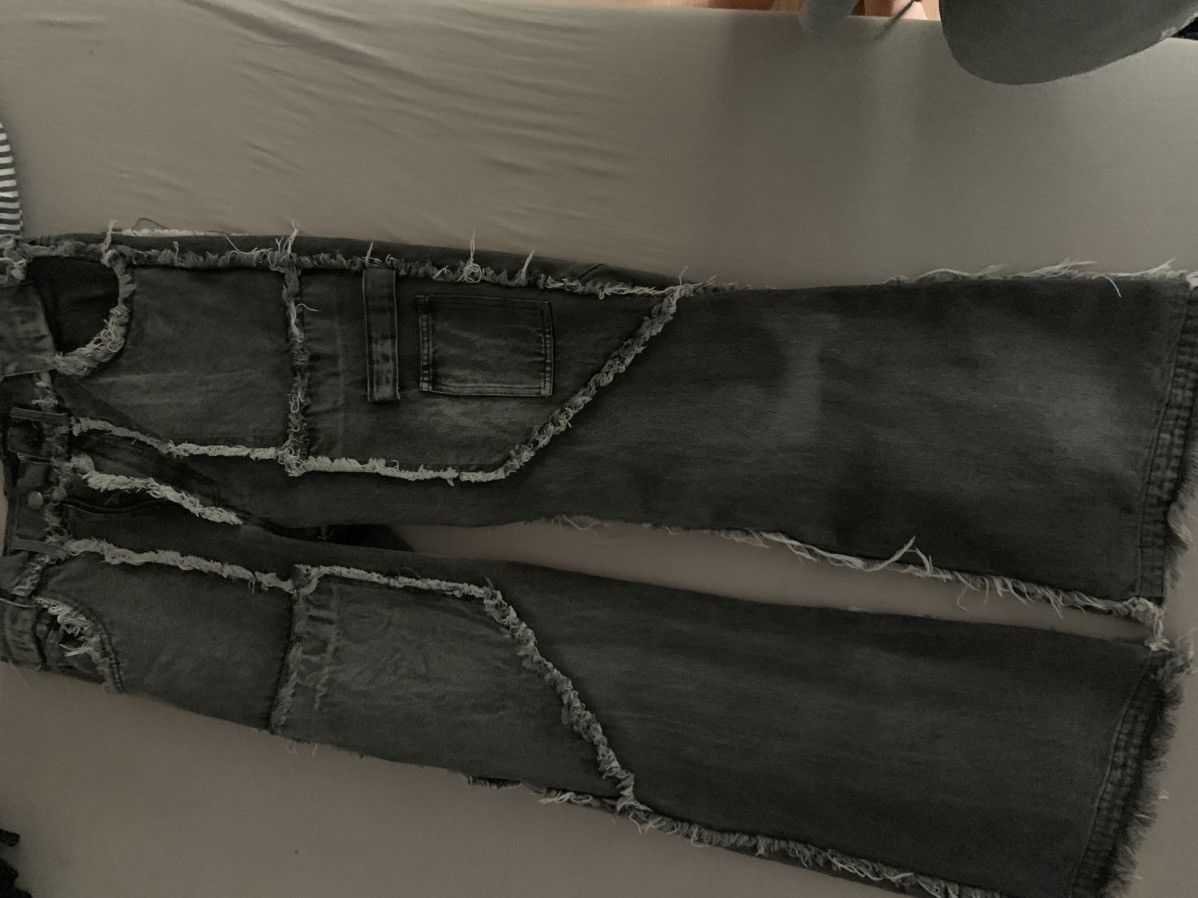 Japanese Brand × No Faith Studios Nofaithstudios flared denim Size US 30 / EU 46 - 2 Thumbnail