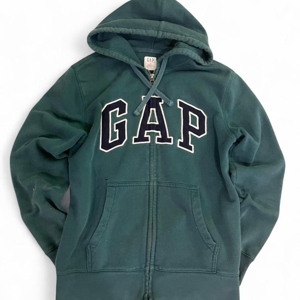 Gap Green womens GAP logo zip up Size XS / US 0-2 / IT 36-38 - 1 Thumbnail