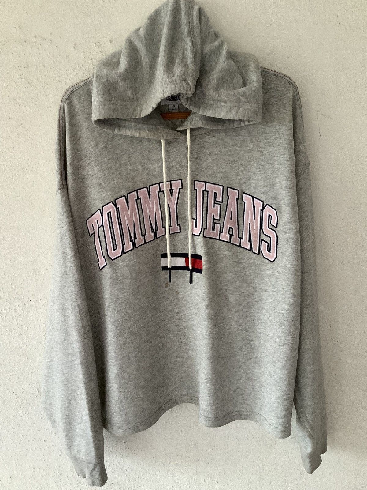 Tommy Jeans × Vintage Vintage Tommy Jeans Hoodies Size US L / EU 52-54 / 3 - 8 Thumbnail