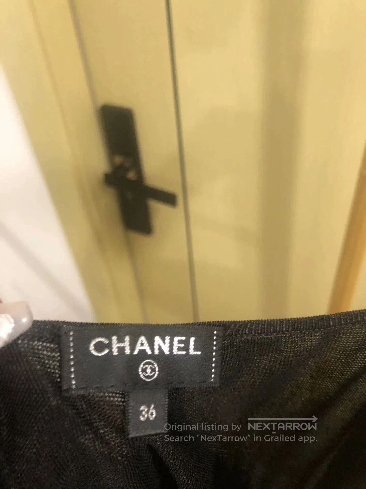 Chanel Black and White Knitted Dress.