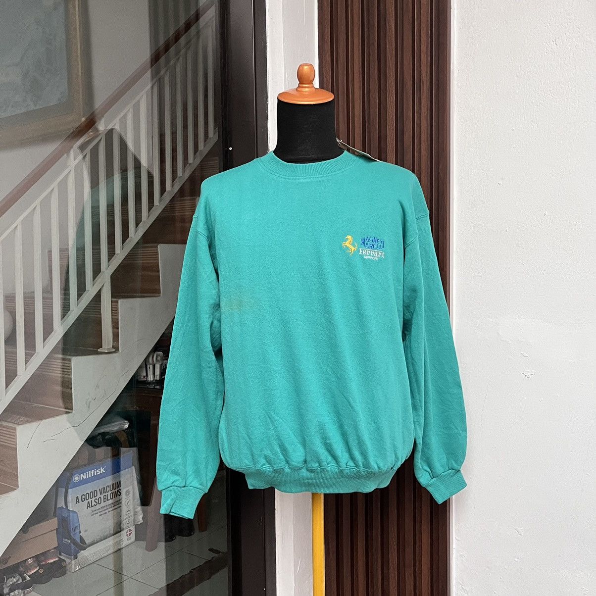 Ferrari × Sports Specialties Dead Stock 90s Magneti Mareli Ferrari Sweatshirt Size US L / EU 52-54 / 3 - 2 Thumbnail