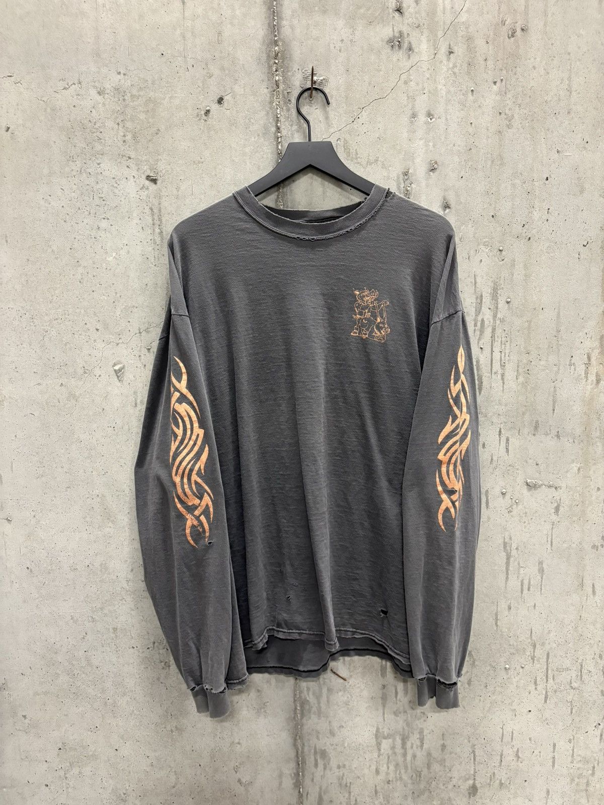 Vintage Vintage Home Grown Customs Shirt Biker Thrashed Faded Grunge Size US XXL / EU 58 / 5 - 2 Thumbnail