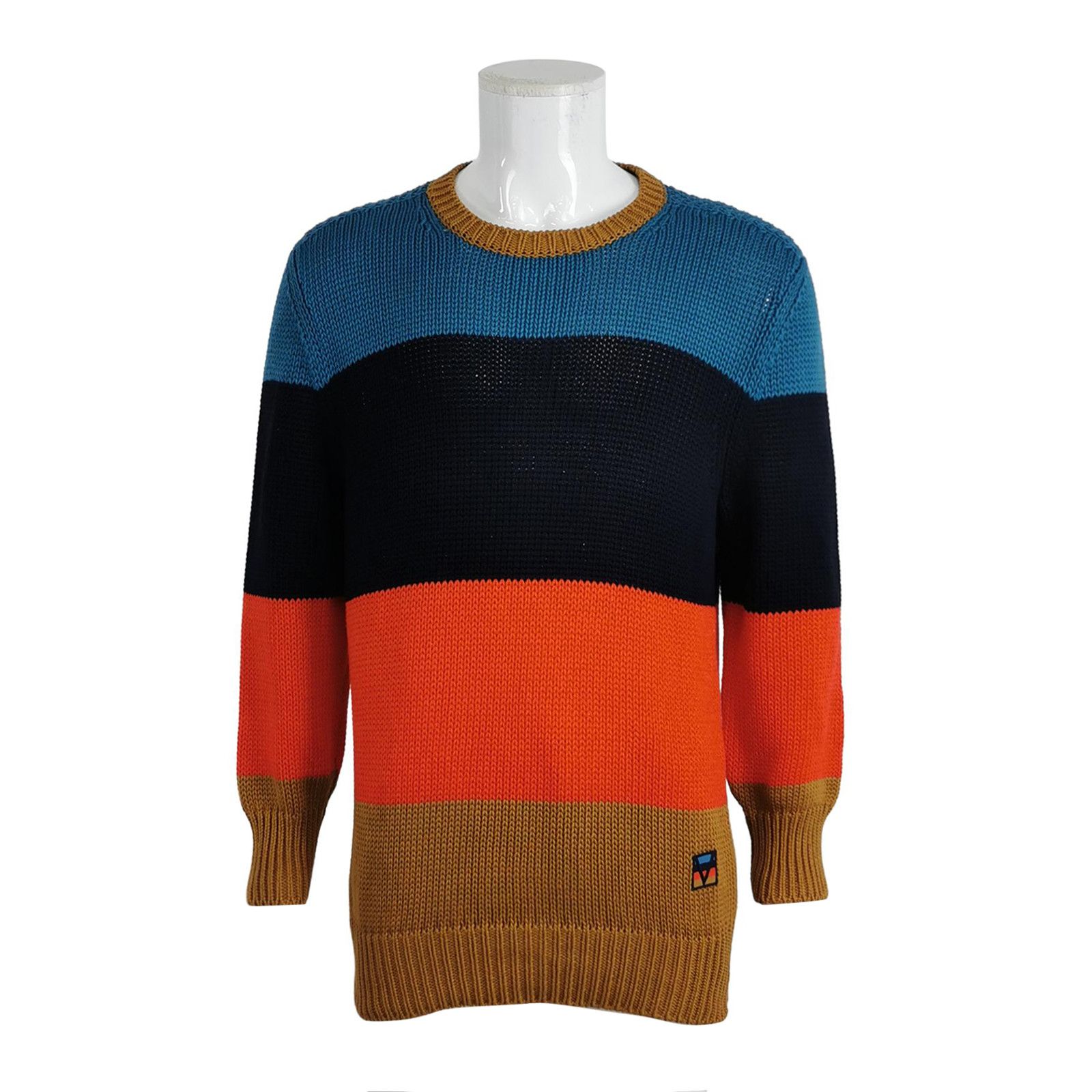 Louis Vuitton Louis Vuitton Striped Cotton Sweater XL Size US XL / EU 56 / 4 - 1 Thumbnail