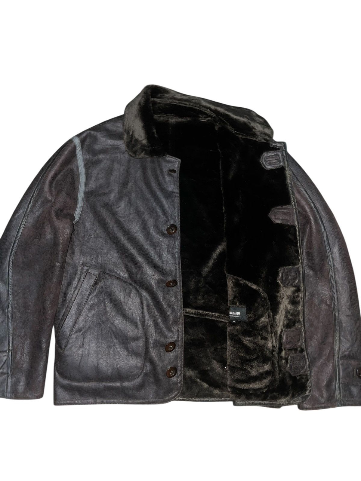 Comme Ca Ism COMME ÇA ISM Archival Faux Shearling Leather Jacket Size US M / EU 48-50 / 2 - 4 Thumbnail