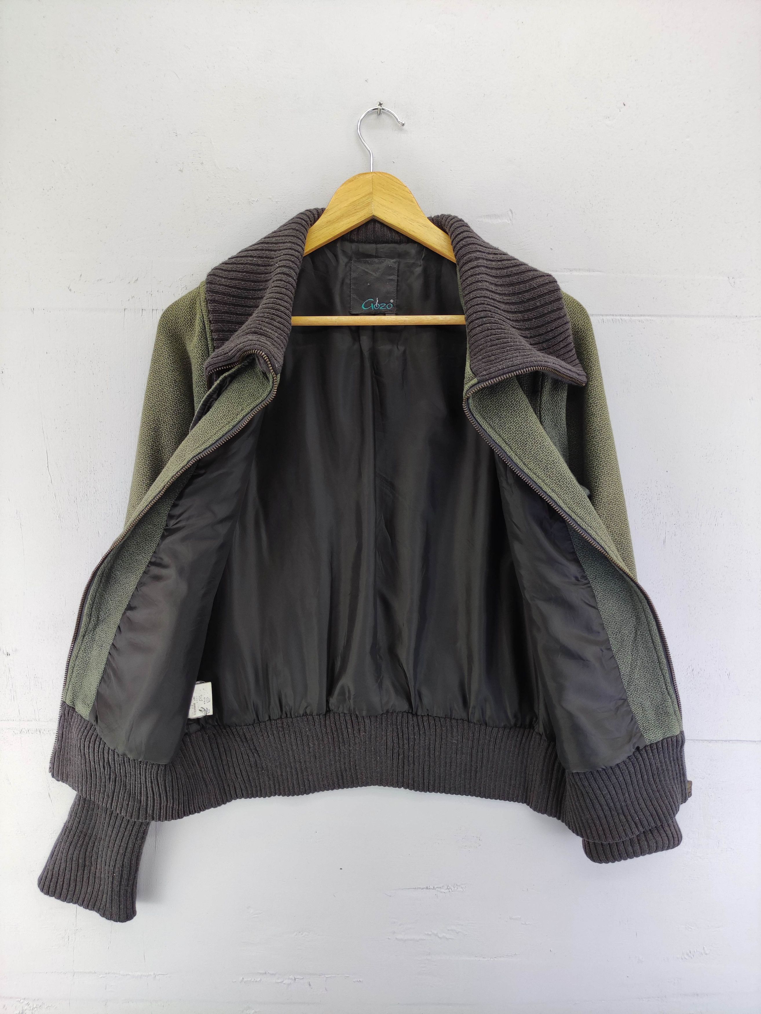 Japanese Brand Vintage Gozo Wool Zipper Jacket Size S / US 4 / IT 40 - 5 Thumbnail