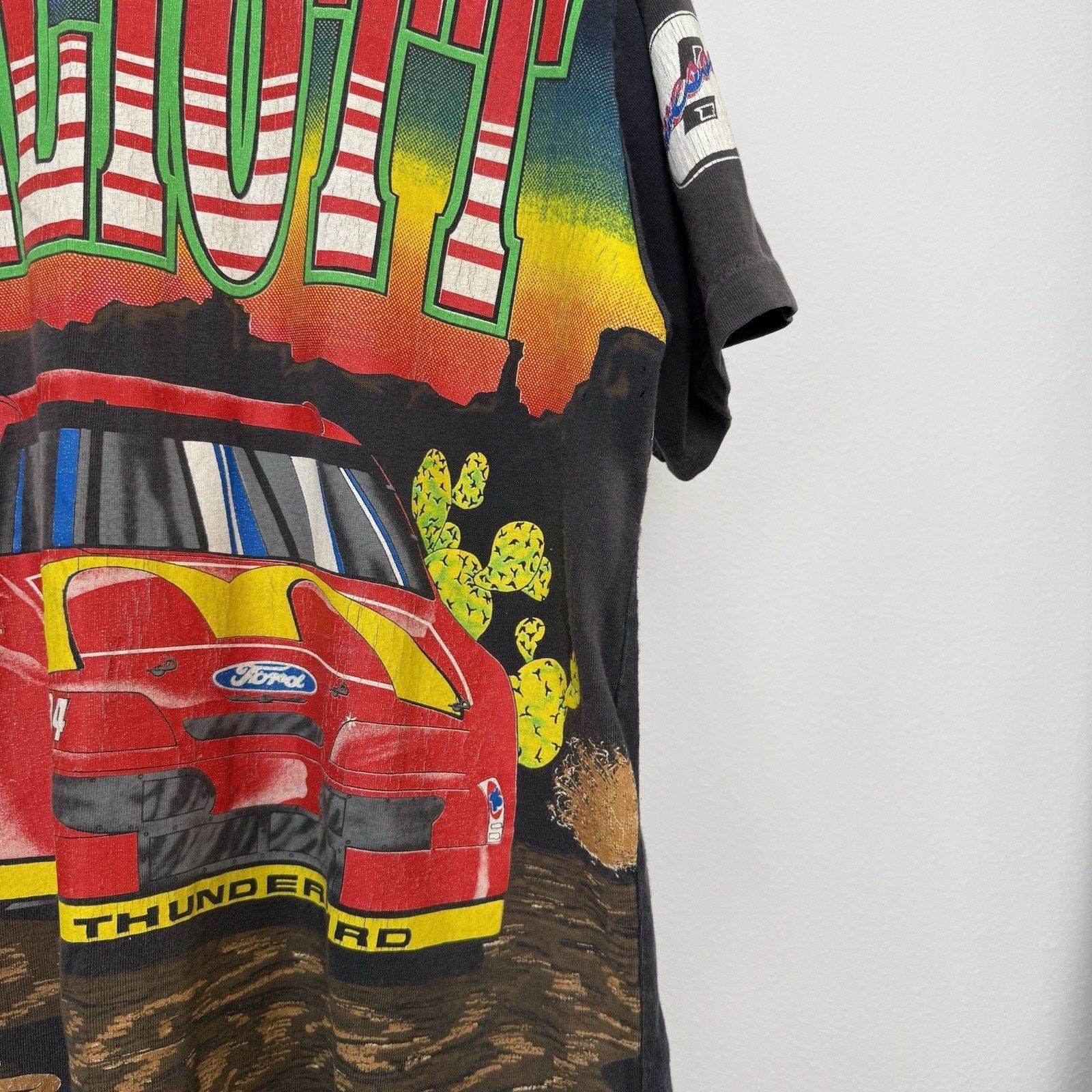 NASCAR × Vintage Vtg Bill Elliott Nascar Dawsonville AOP McDonalds T Shirt Size US L / EU 52-54 / 3 - 13 Thumbnail