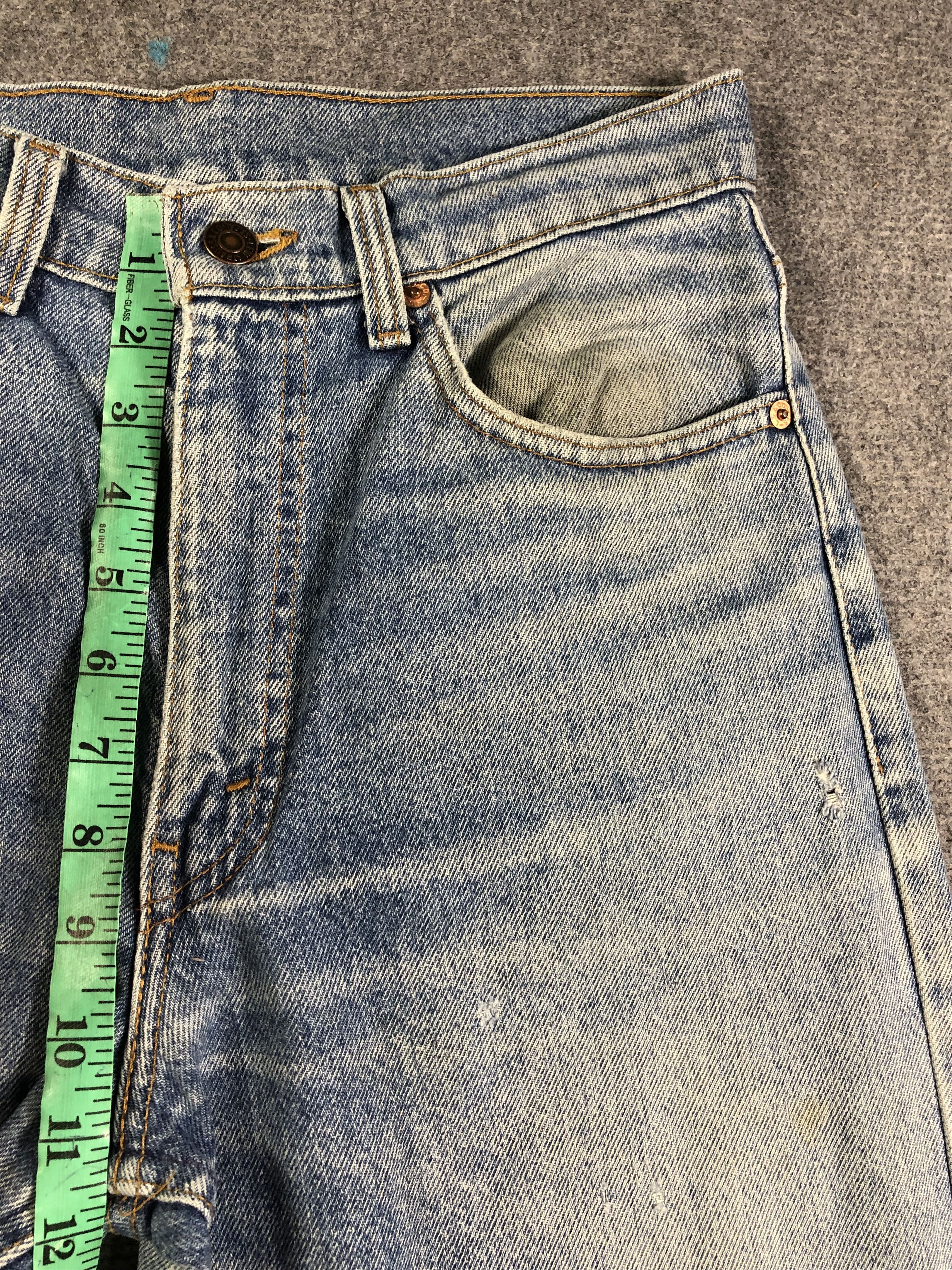 Levi's Wash Blue Levis Denim Jeans 29x31.5 Size US 29 - 7 Thumbnail