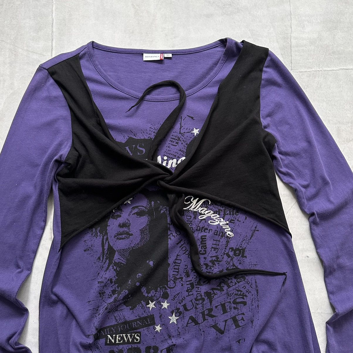 Hysteric Glamour × Undercover Bondage Hysteric Glamour Vibe Long Sleeve T Shirt Cop Copine Size S / US 4 / IT 40 - 2 Thumbnail