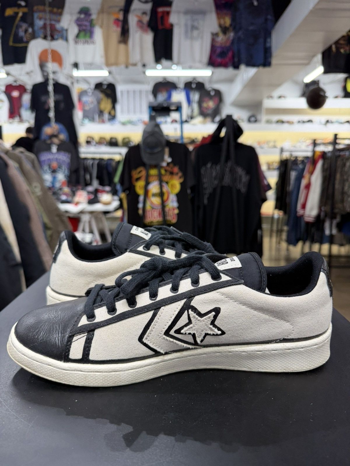 Converse Converse Pro Leather Joshua Vides Natural Ivory Size 9(2022) Size US 9 / EU 42 - 4 Thumbnail