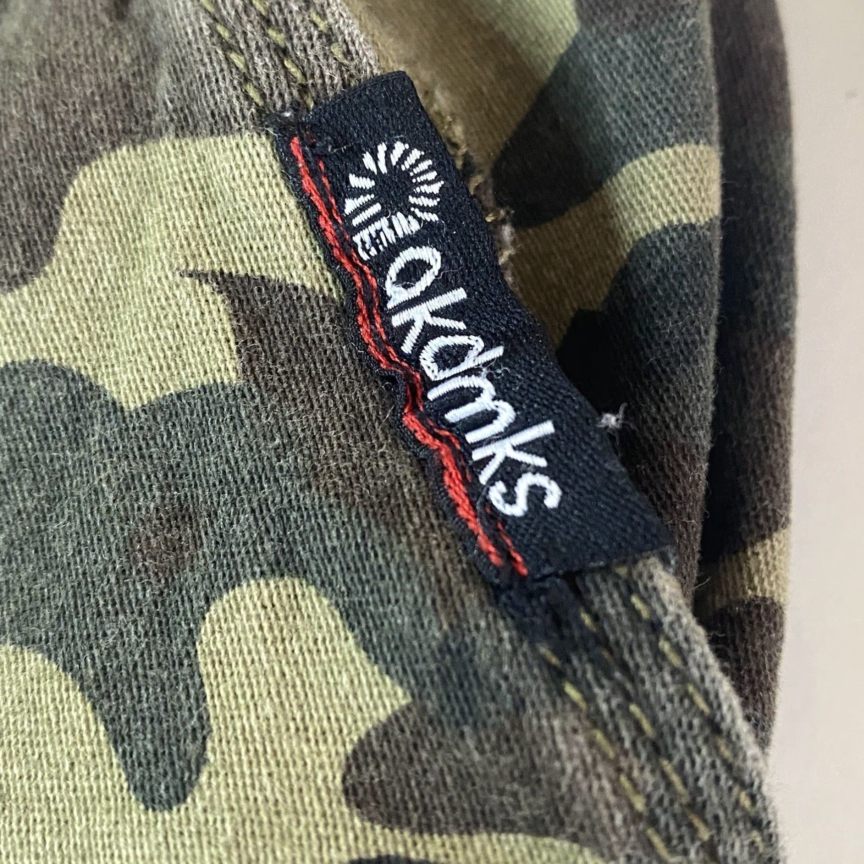 Akademiks AKADEMIKS Camouflage Shorts Mens S Green Cargo Drawstring Hip Hop Shirt/Shorts Size US 29 - 3 Thumbnail