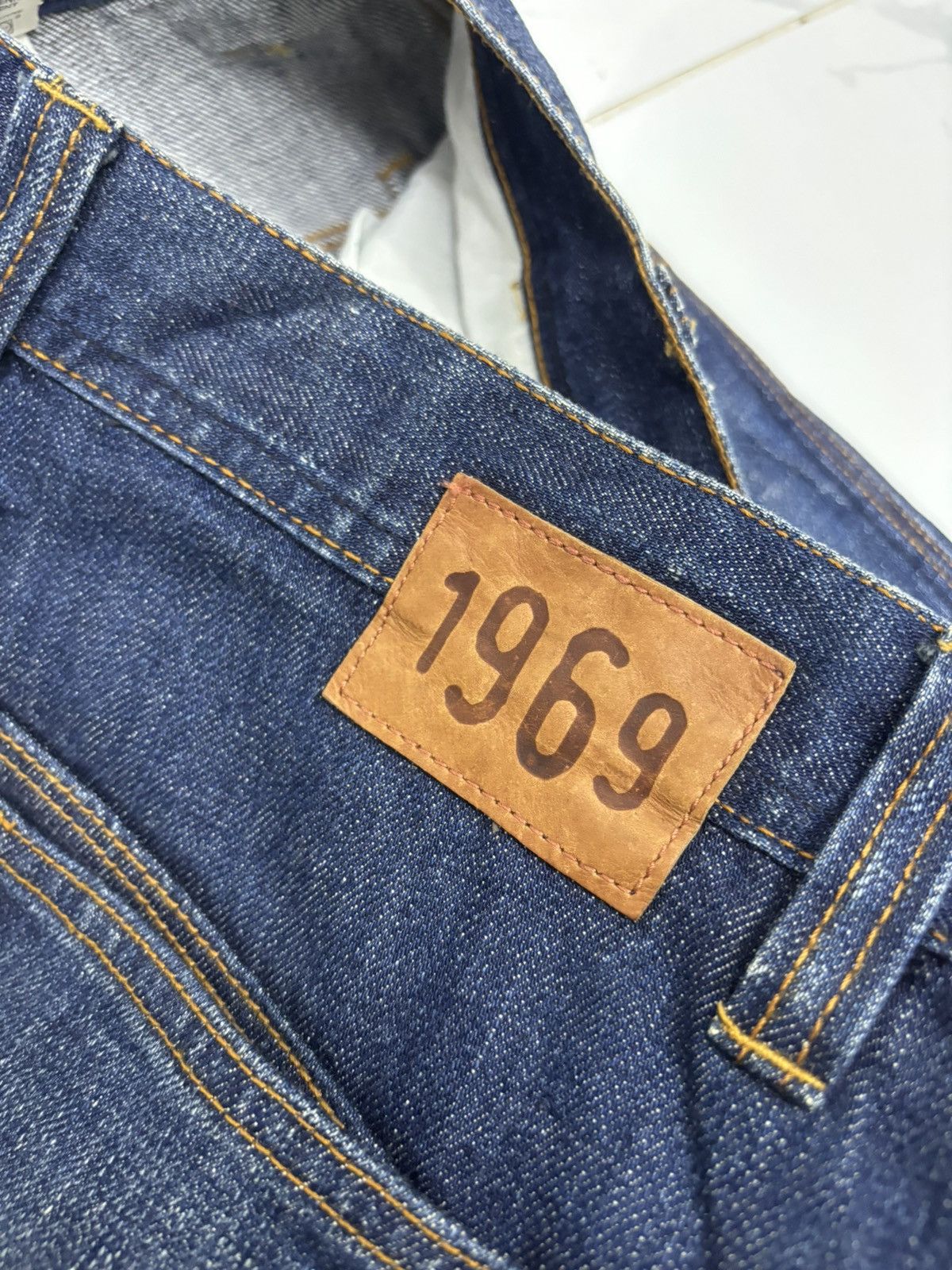 Japanese Brand × Kapital × Le Grande Bleu (L.G.B.) Flare Jeans Hip Hugger Gap Blue Distressed Denim Jeans Size US 32 / EU 48 - 10 Thumbnail