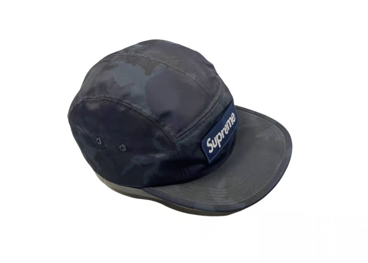 Supreme Supreme Navy Camo Box Logo Camp Cap 5-Panel Camp Cap J31 Size ONE SIZE - 3 Thumbnail