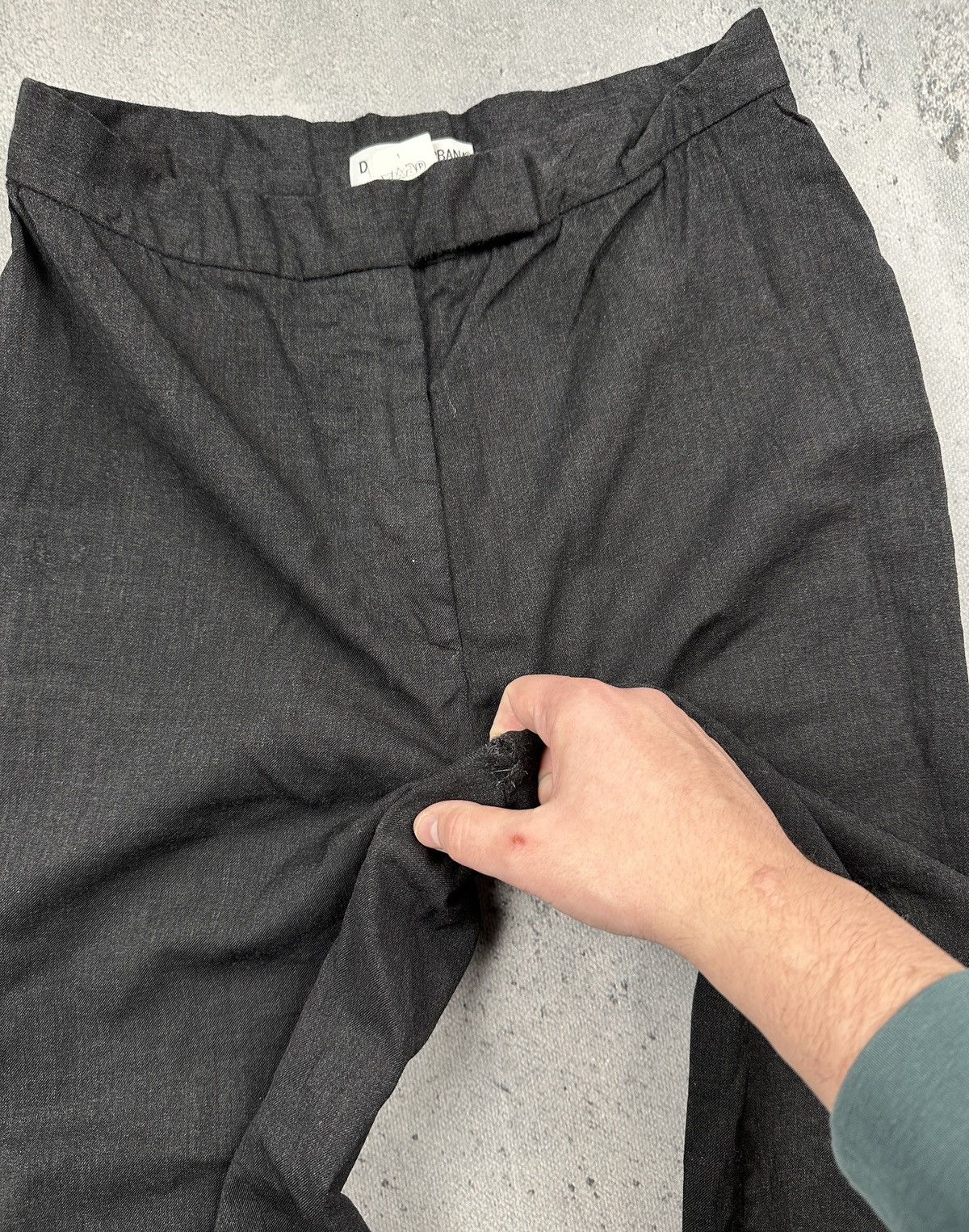 Dolce & Gabbana Vintage Dolce & Gabbana Wool Straight Trousers Made in Italy Size US 30 / EU 46 - 10 Thumbnail