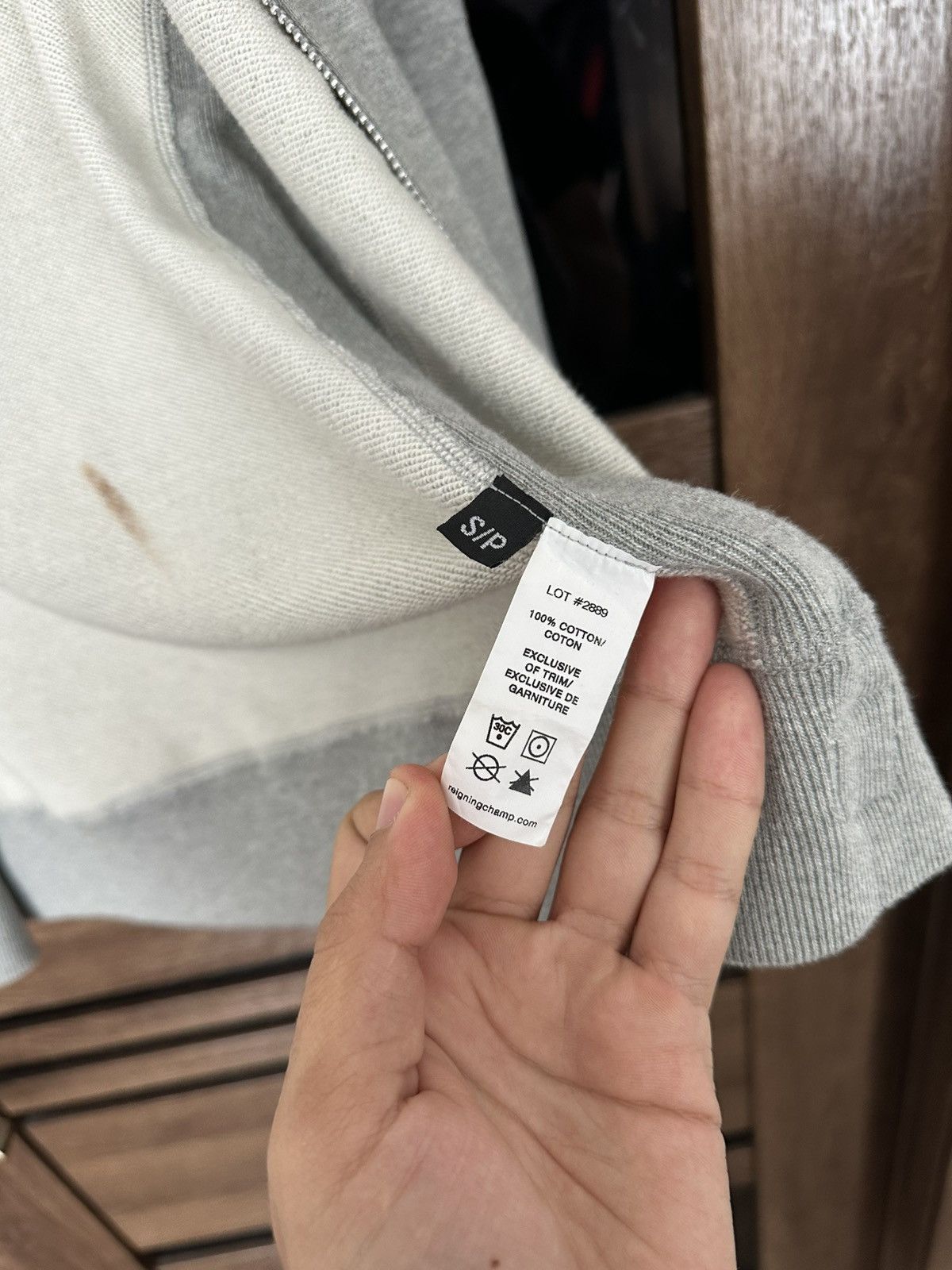 Reigning Champ Reigning Champ Canada Zip Hoodie Size US S / EU 44-46 / 1 - 12 Thumbnail