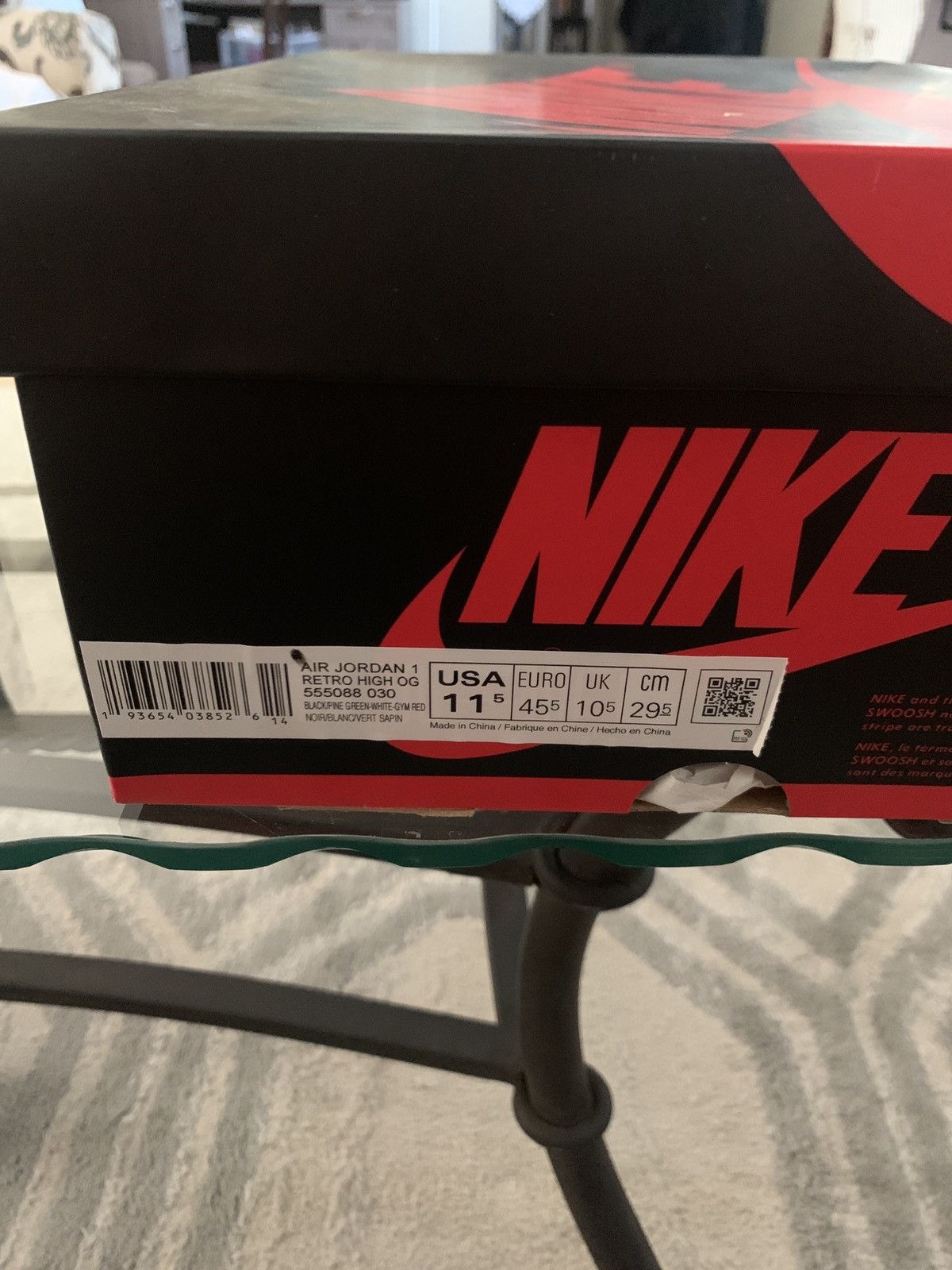 Jordan Brand × Nike AIR JORDAN 1 RETRO HIGH OG Size US 11.5 / EU 44-45 - 7 Thumbnail