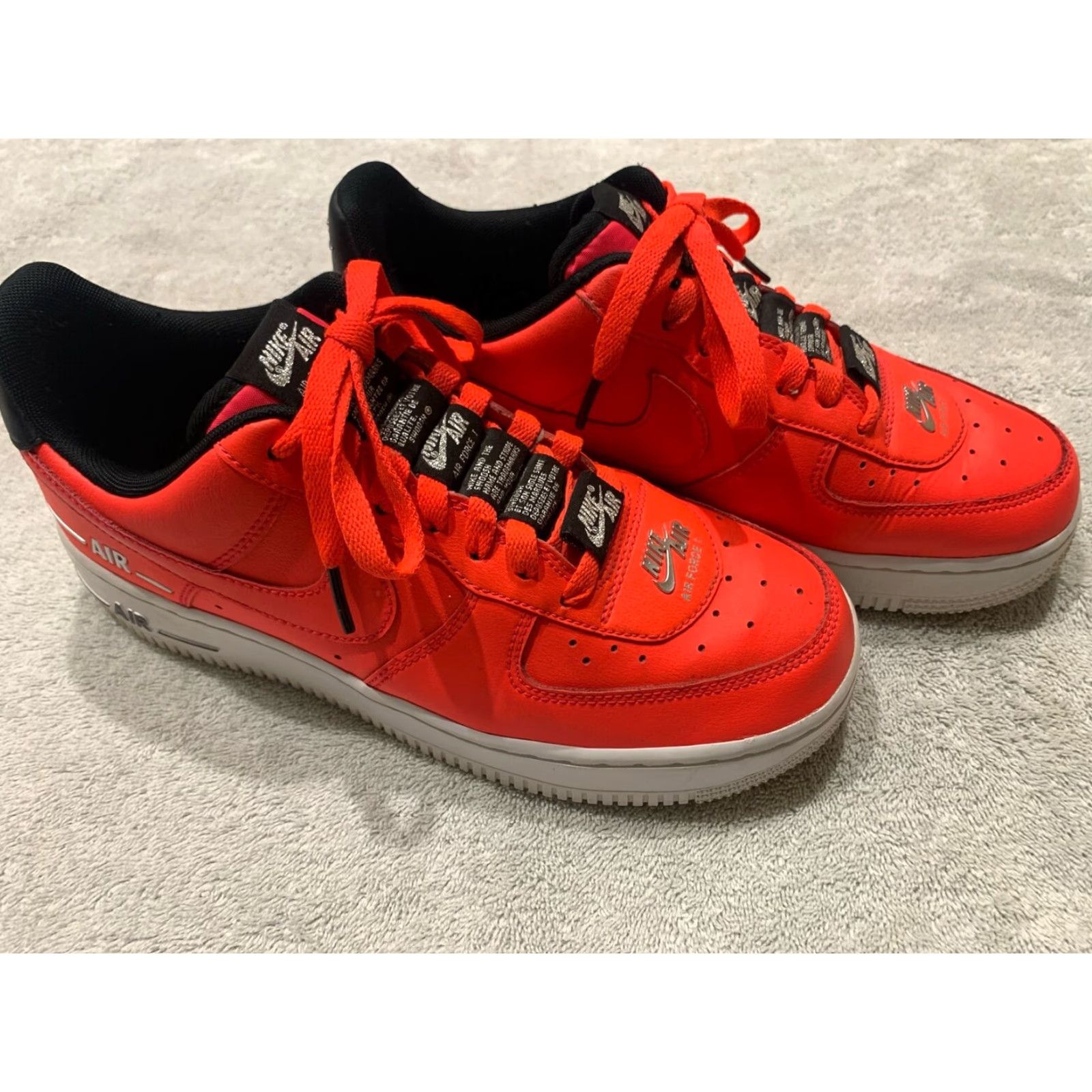 Nike Nike Air Force 1 '07 LV8 Red Men's Size 6.5 Basketball Sneaker Size US 7 / EU 40 - 2 Thumbnail