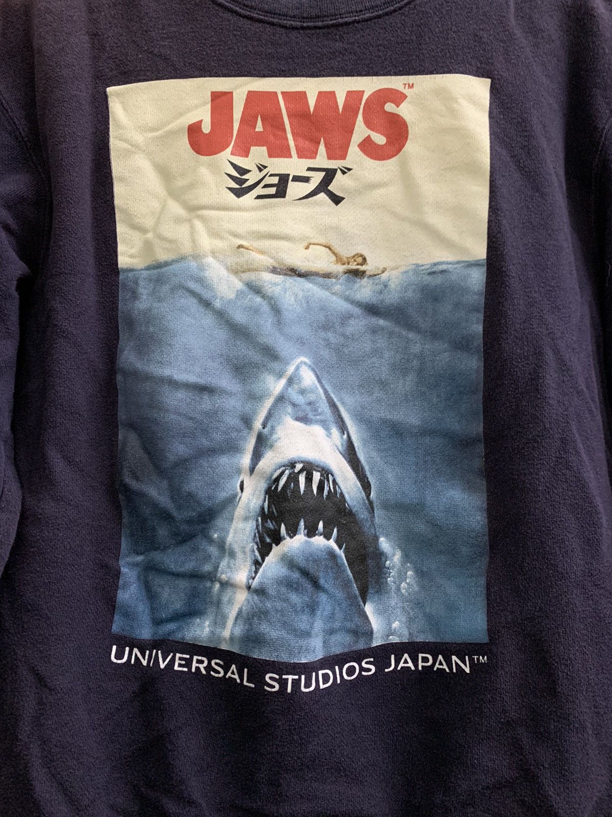 Japanese Brand × Vintage VINTAGE JAWS UNIVERSAL STUDIO JAPAN BIG PRINT Size US M / EU 48-50 / 2 - 2 Thumbnail