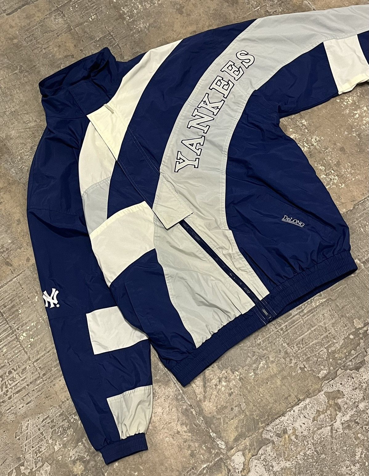 Vintage NY Yankees rare lightweight windbreaker jacket Size US XXL / EU 58 / 5 - 2 Thumbnail