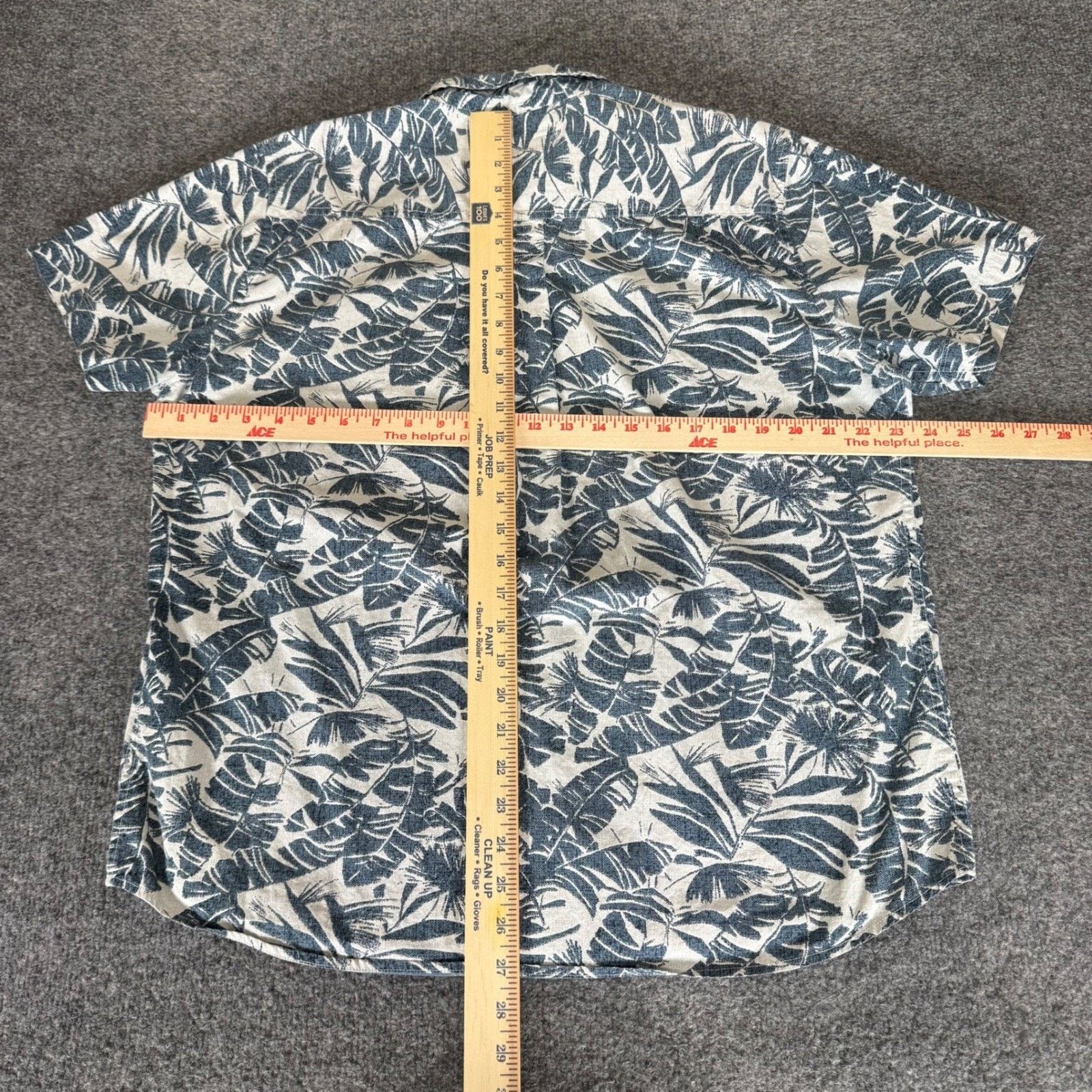 Eddie Bauer Eddie Bauer Mens Hawaiian Shirt Large Tropical Leaf Aloha Size US L / EU 52-54 / 3 - 4 Thumbnail