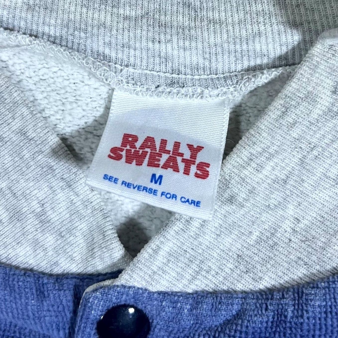 Vintage Vintage Rally Sweats Michigan Wolverines Towelling Button Sweatshirt M Size US M / EU 48-50 / 2 - 4 Thumbnail