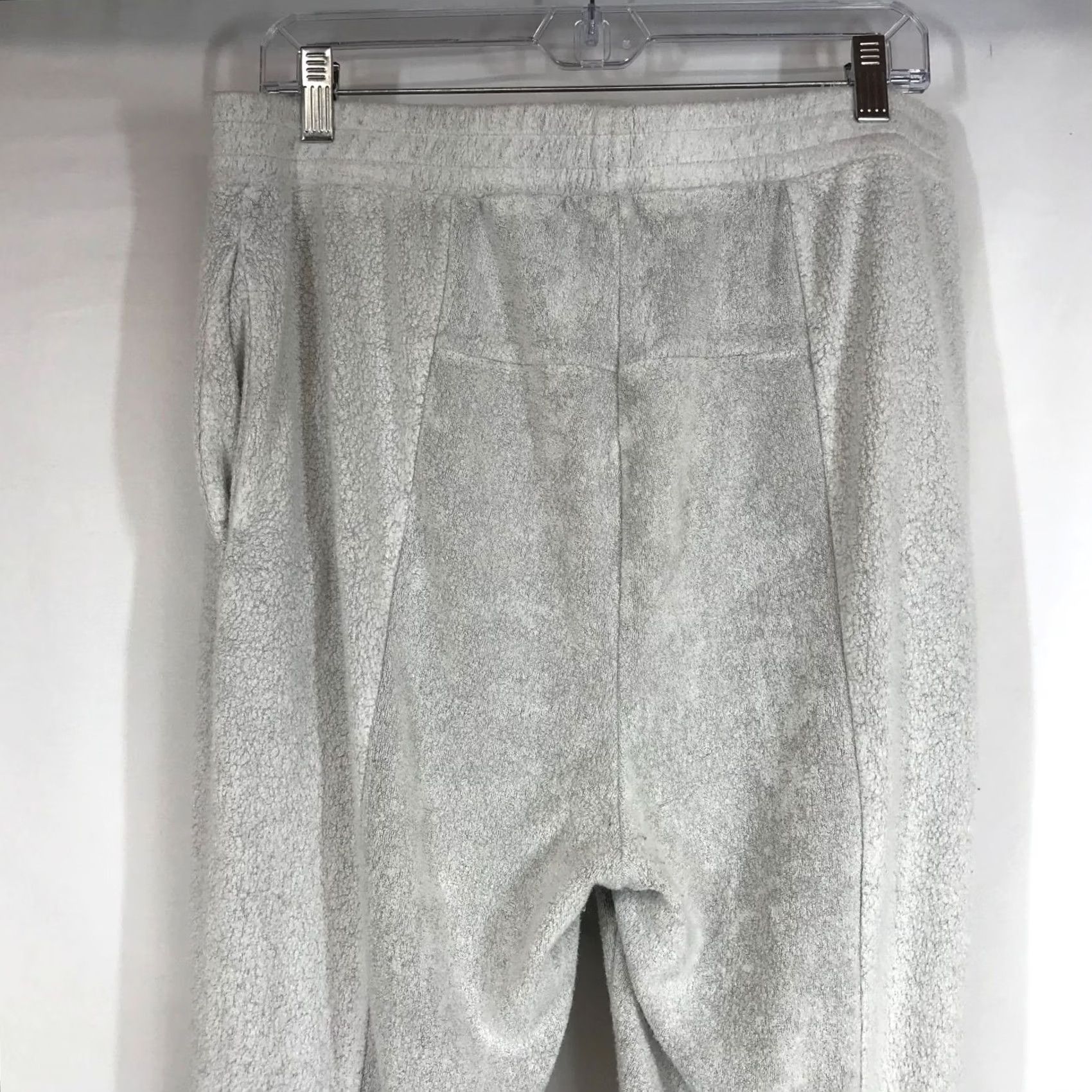 Free People FREE PEOPLE- WOMEN'S MEDIUM - GRAY ELASTIC WAIST SOFT DRAWSTRING JOGGERS Size 32" / US 10 / IT 46 - 5 Thumbnail