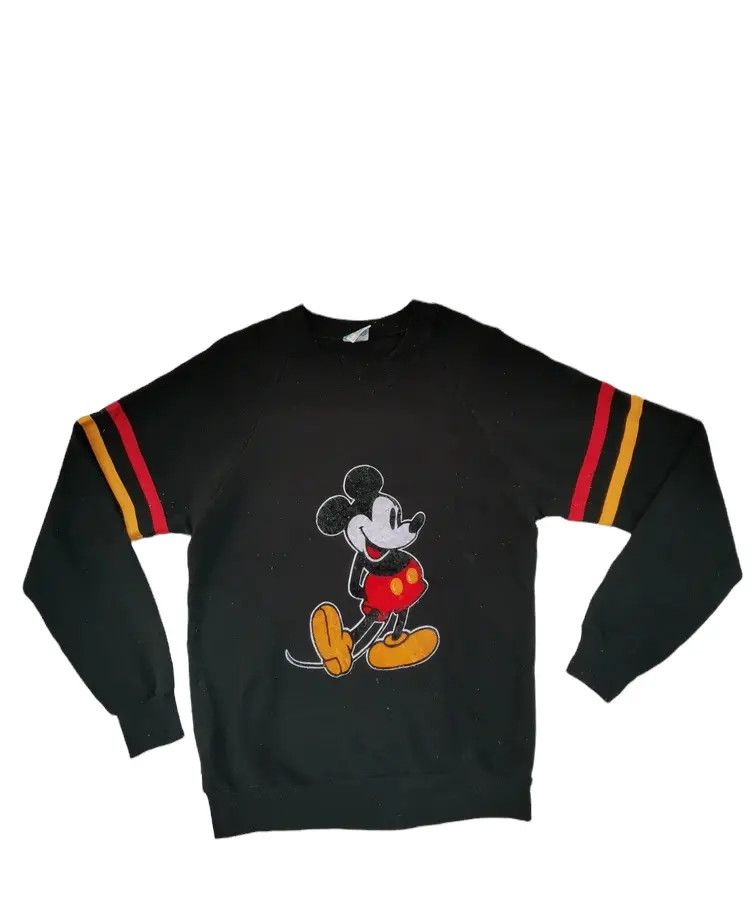 Disney × Mickey Mouse Vintage!!! Disney Mickey Mouse Big Logo Sweatshirt Size US M / EU 48-50 / 2 - 1 Thumbnail