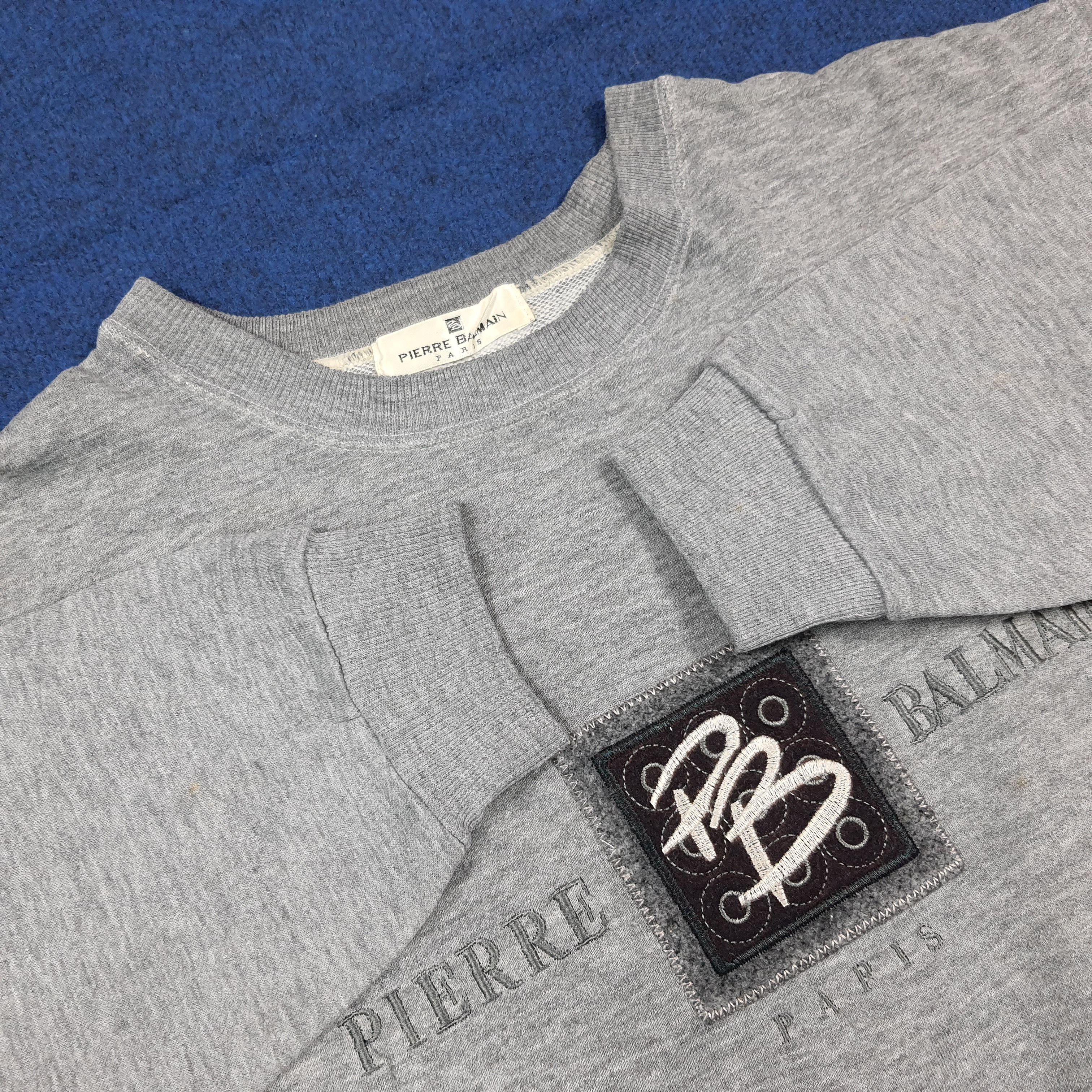 Pierre Balmain Vintage Pierre Balmain Paris Embroidered Sweatshirt C291N31 Size US L / EU 52-54 / 3 - 5 Thumbnail