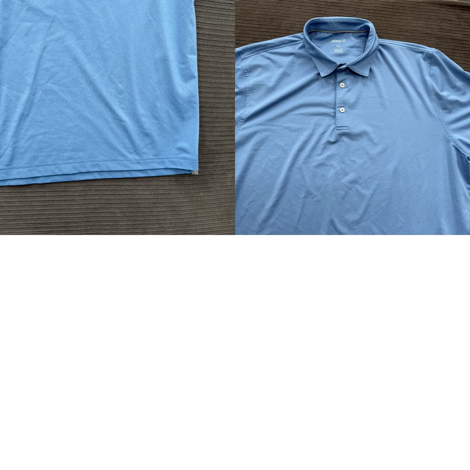 johnnie-O johnnie-O Polo Shirt Men XL Blue Polyester Golf Polo Shirt Sports Preppy Men’s Regular Fit 52in Chest Short Sleeve Size US XL / EU 56 / 4 - 8 Thumbnail
