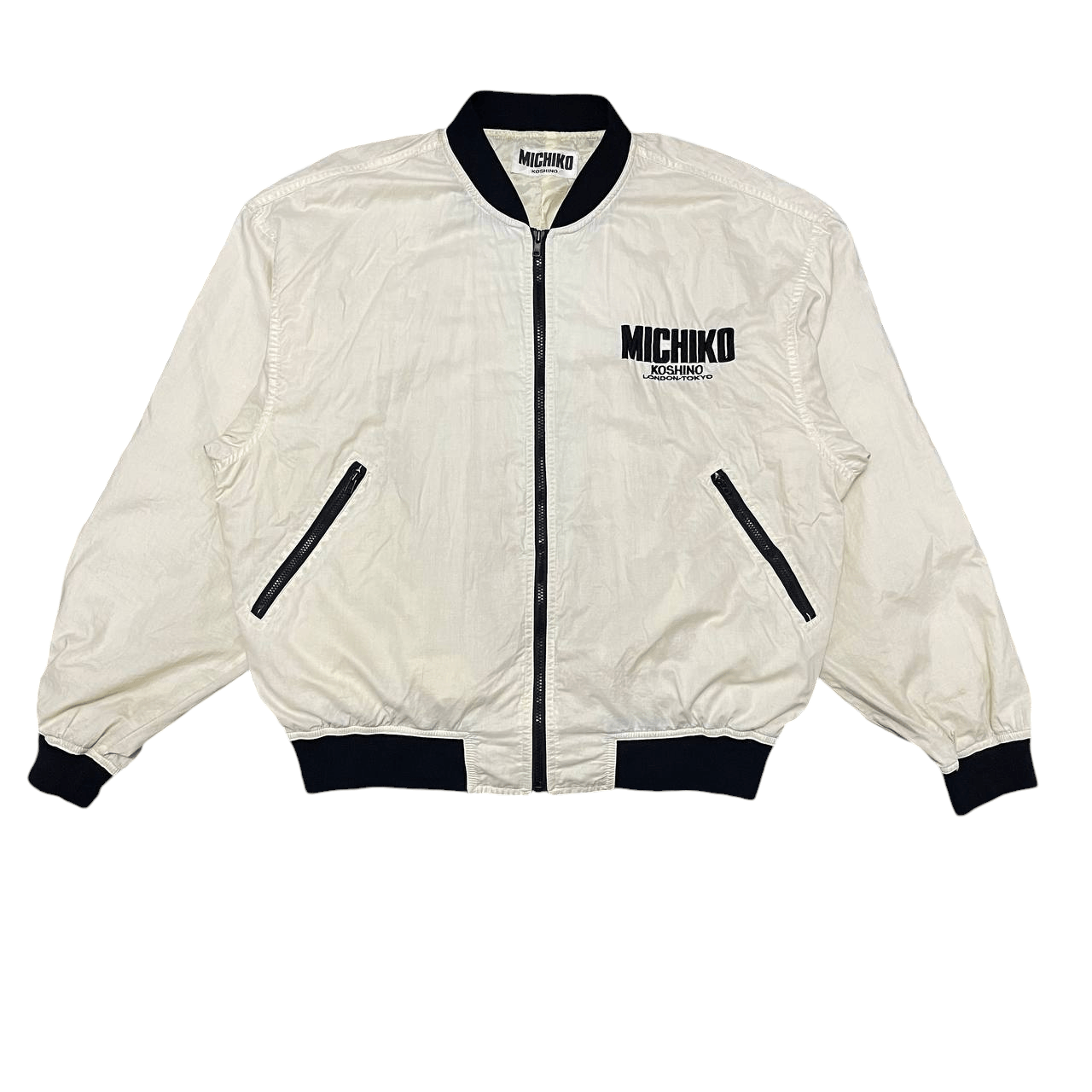 Michiko Koshino Vintage MK Michiko Koshino London Bomber Jacket Size US L / EU 52-54 / 3 - 4 Thumbnail