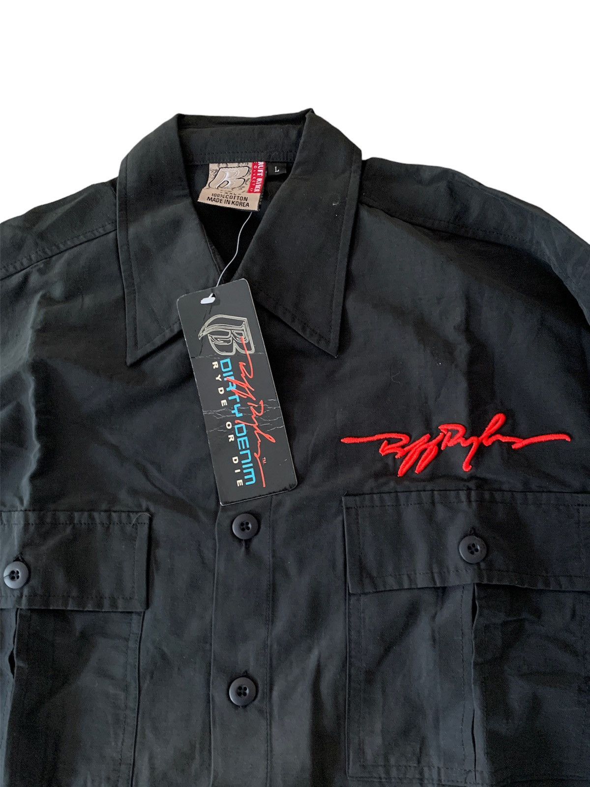 Ruff Ryders Vintage DMX Ruff Ryders Dirty Denim Rap Shirt (Button Ups) Size US M / EU 48-50 / 2 - 1 Thumbnail