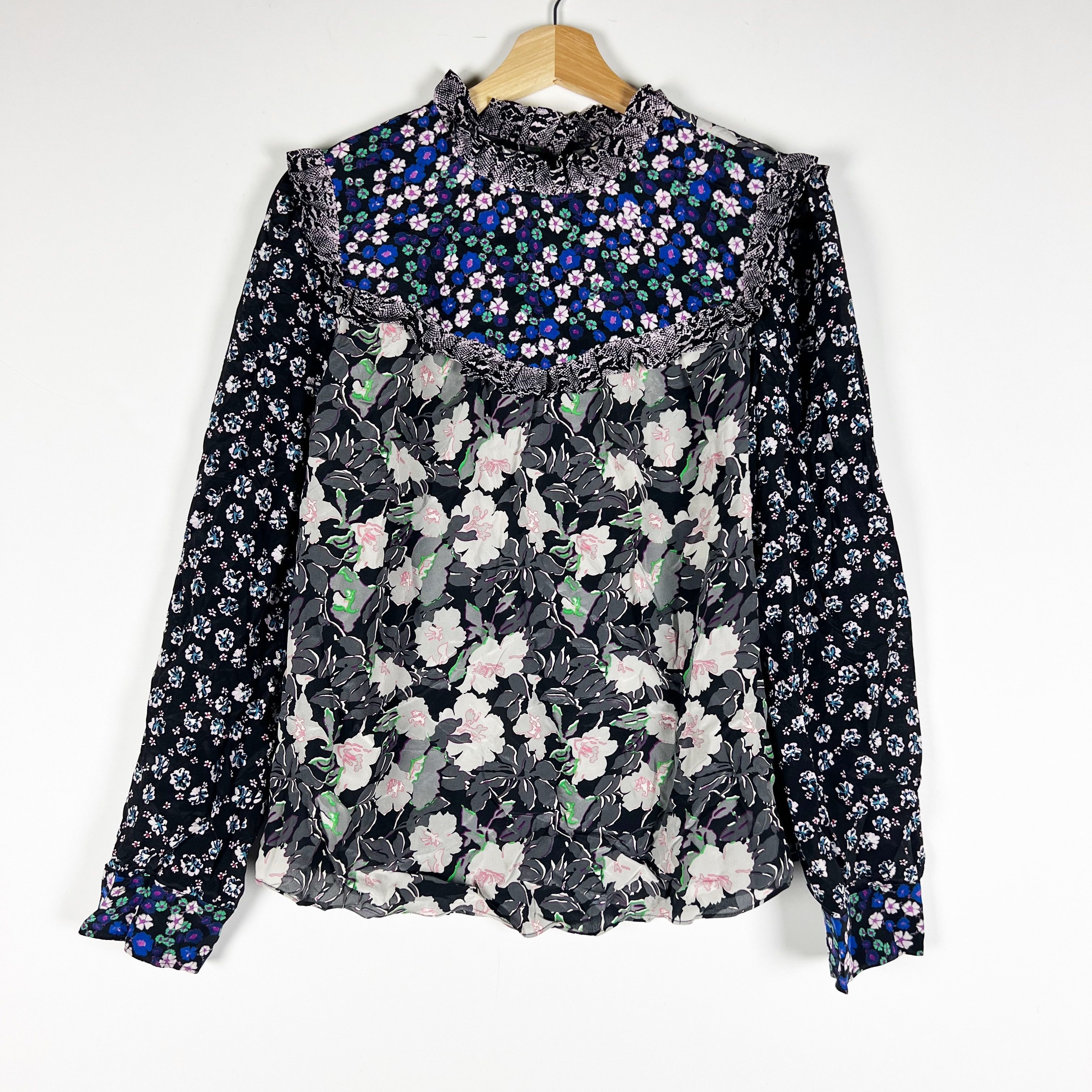 Rebecca Taylor NEW Rebecca Taylor Long Sleeve Patch Print Size XL / US 12-14 / IT 48-50 - 1 Thumbnail