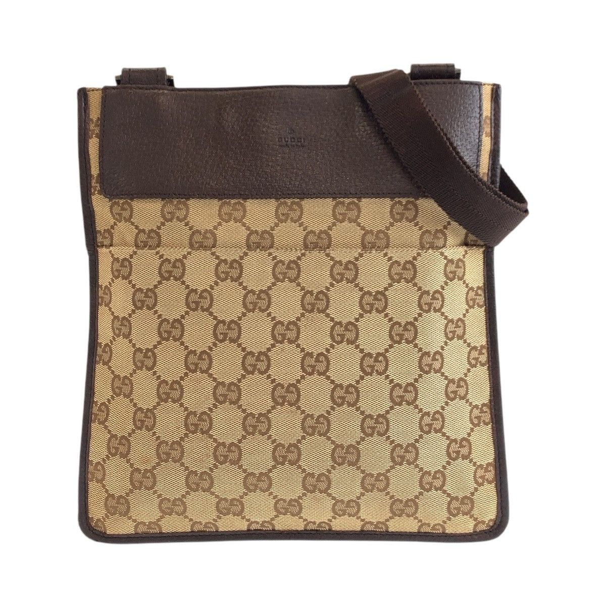 Gucci Gucci Leather Shoulder Bag 27639 Leather Shoulder Bag 27639 in Beige, Women's