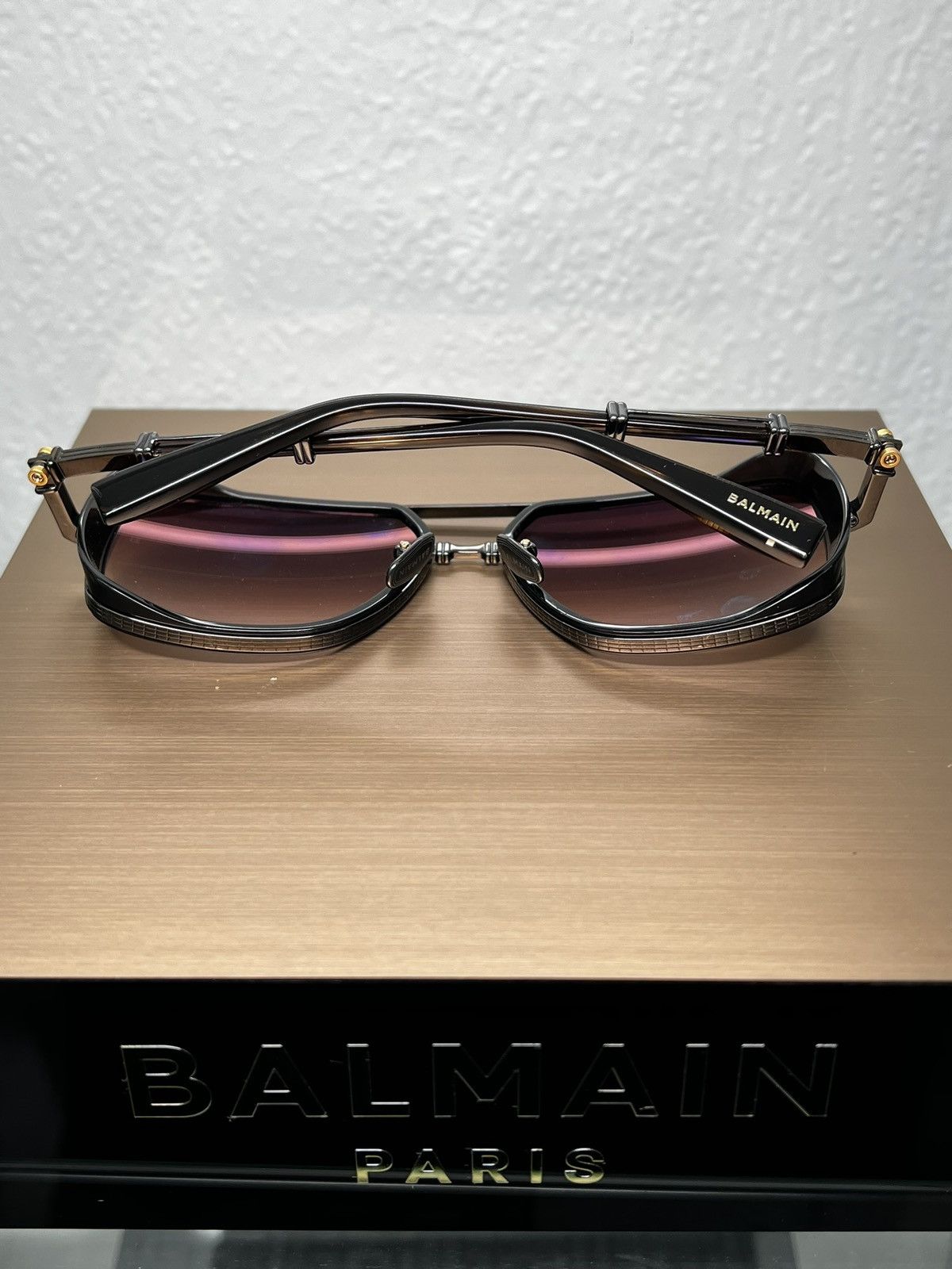 Balmain Balmain Officier Sunglasses Size ONE SIZE - 2 Thumbnail