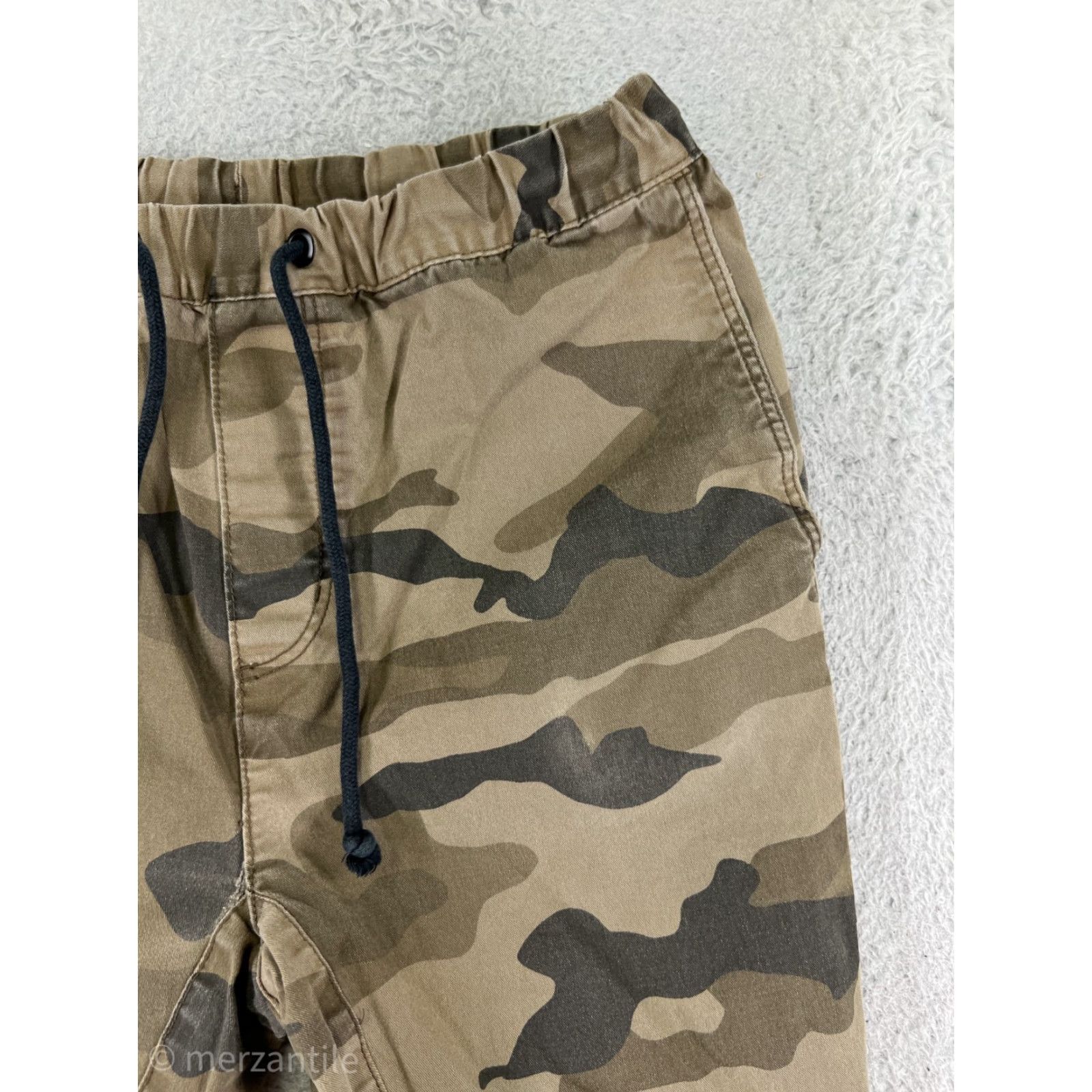 Vintage Divided Womens Cargo Pants 30 Brown Woodland Camouflage Cotton Canvas Inseam 26" Regular Tapered Size 30" / US 8 / IT 44 - 7 Thumbnail