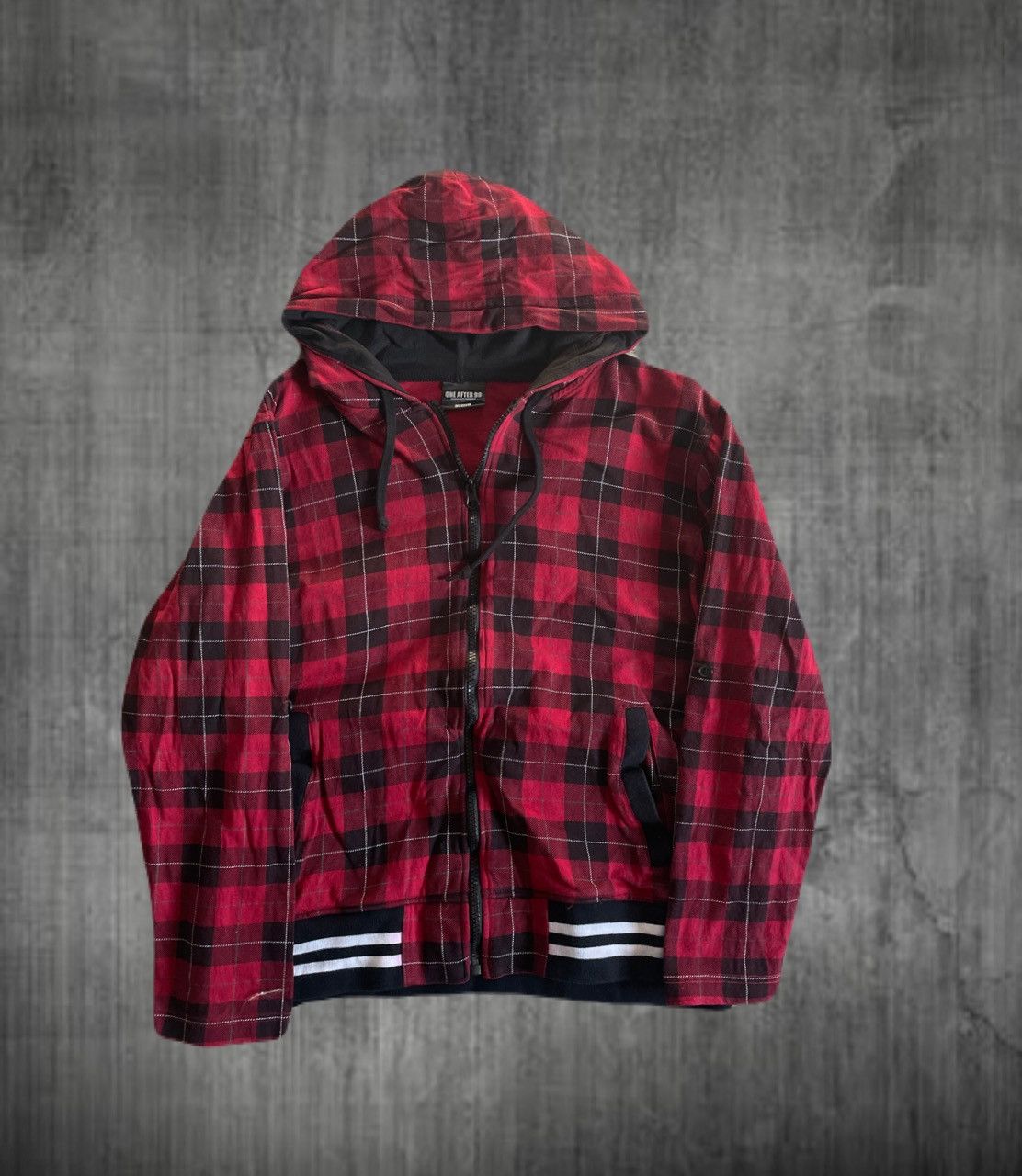If Six Was Nine 2000s Japanese archive Vkei Plaid Cropped Zip-Up Hoodie Y2K Size US XS / EU 42 / 0 - 1 Thumbnail