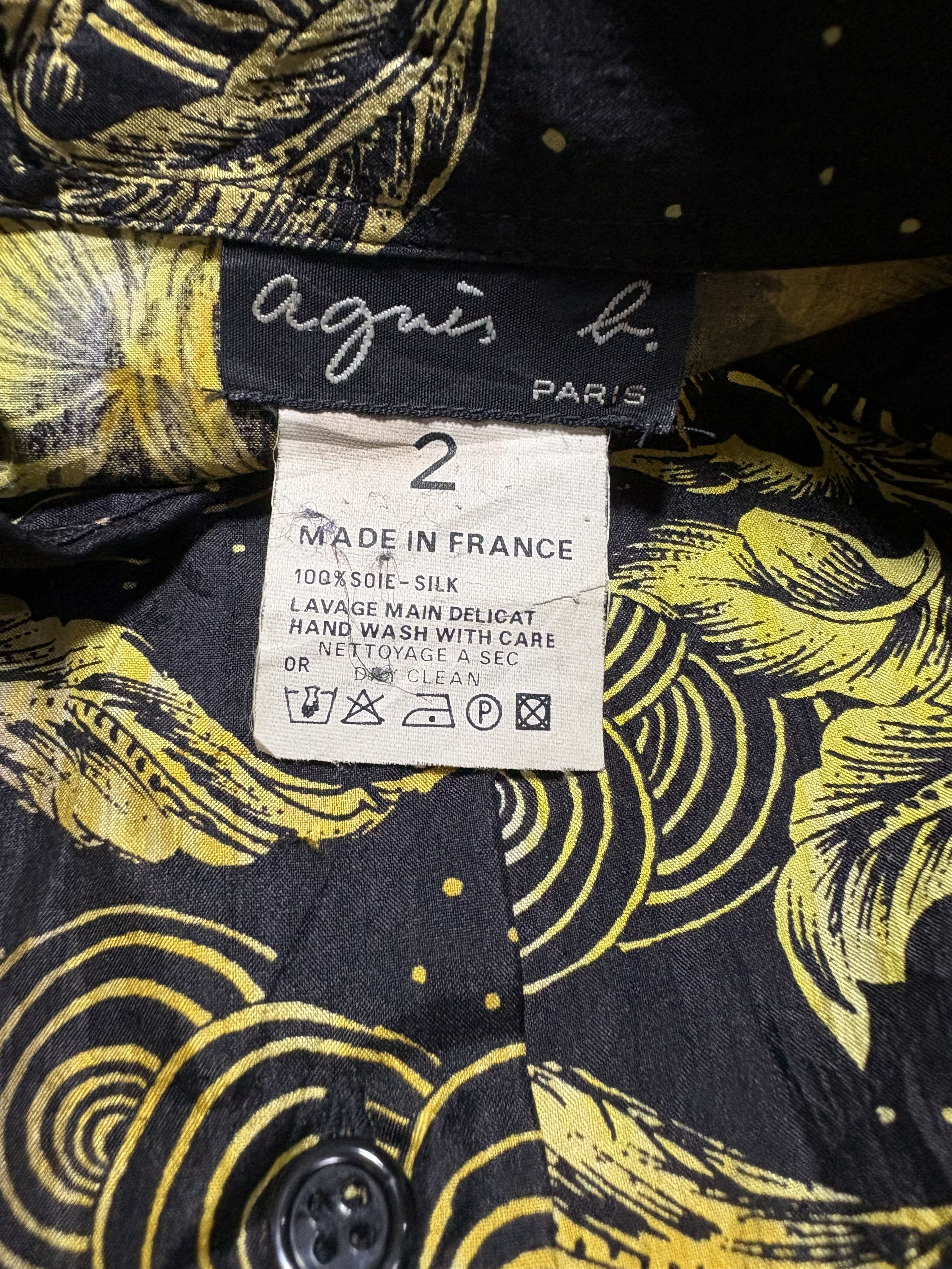 agnes b. Vintage AGNES B Paris Button up shirt Size XS / US 0-2 / IT 36-38 - 3 Thumbnail