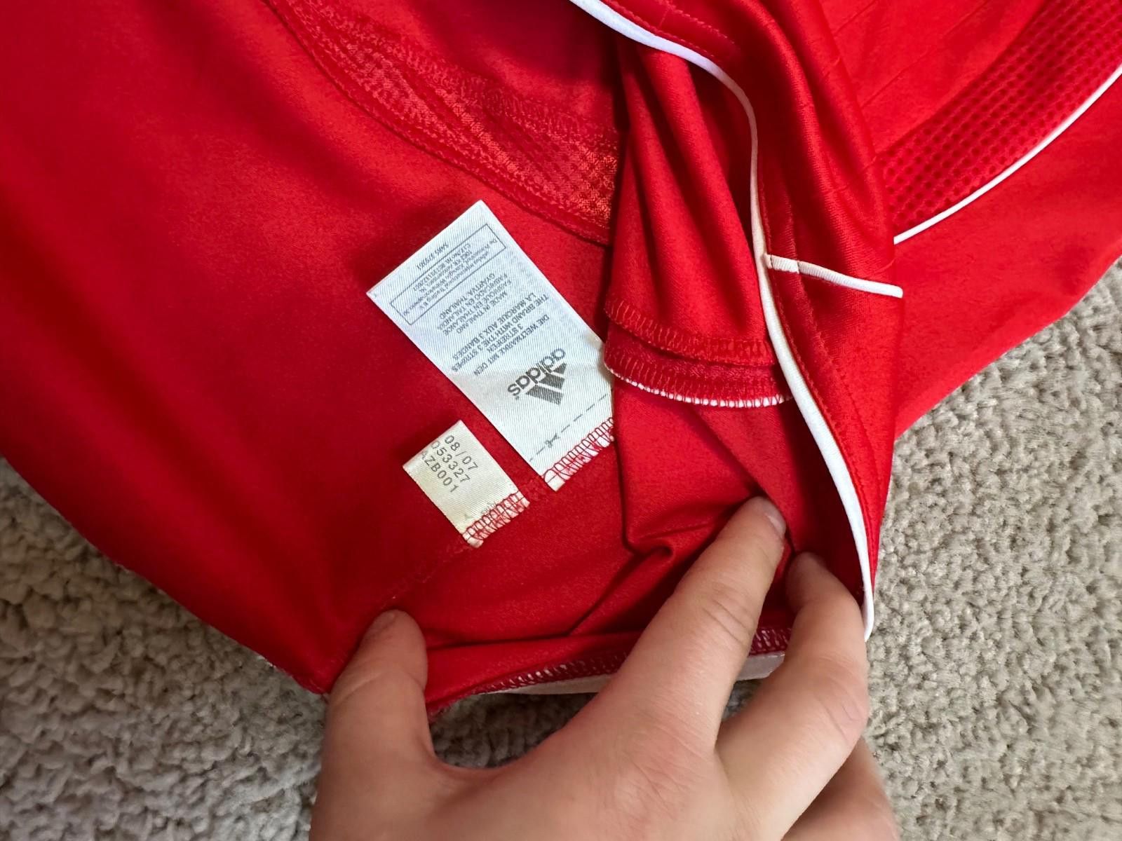 Adidas LIVERPOOL HOME FOOTBALL SHIRT 2006 2008 ADIDAS SHIRT size M Size US M / EU 48-50 / 2 - 6 Thumbnail