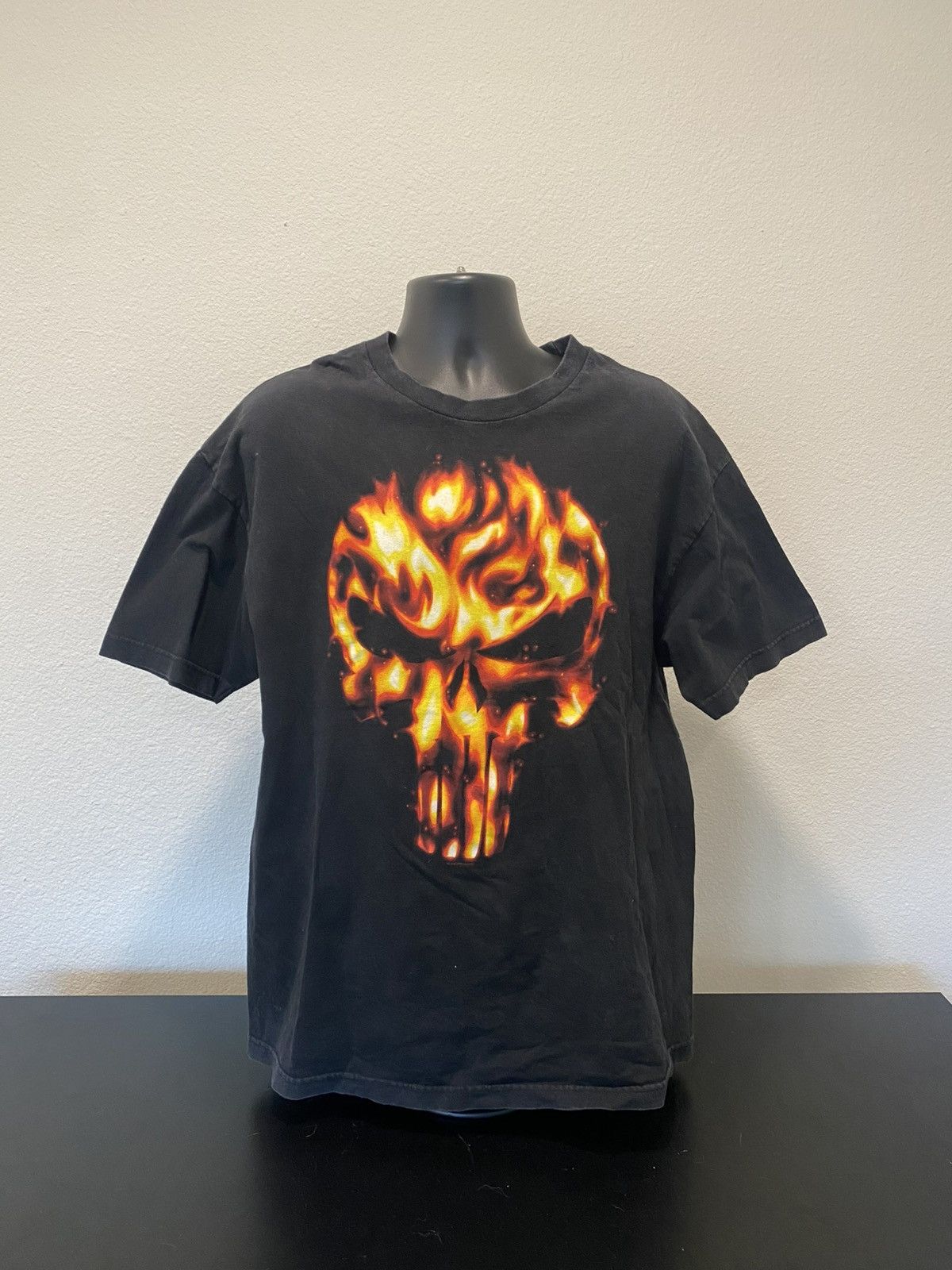 Marvel Comics The punisher flame skull marvel comics shirt Size US XL / EU 56 / 4 - 1 Thumbnail