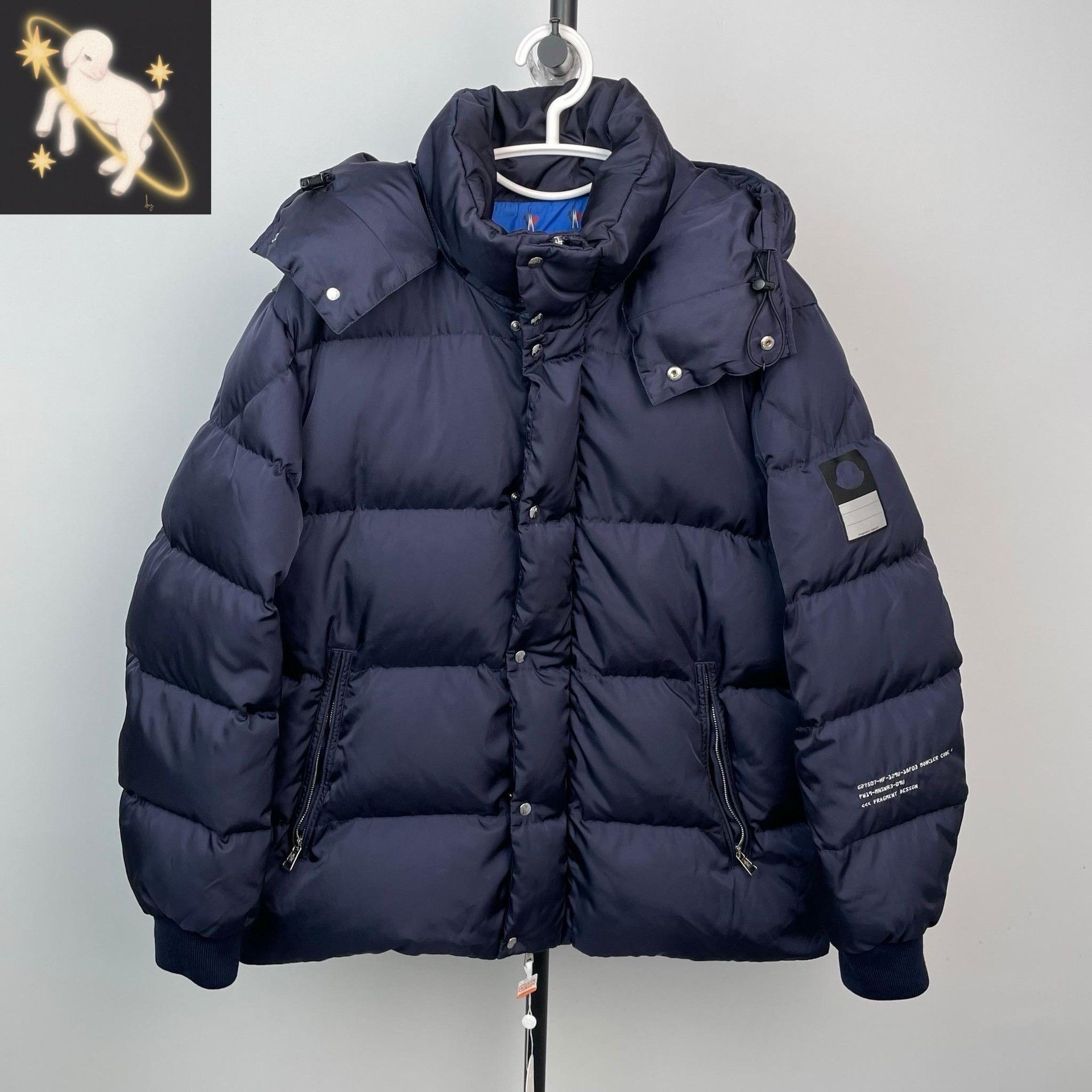 Moncler Moncler Collab Blue Heavy Coat 4 Men Size US XS / EU 42 / 0 - 1 Thumbnail