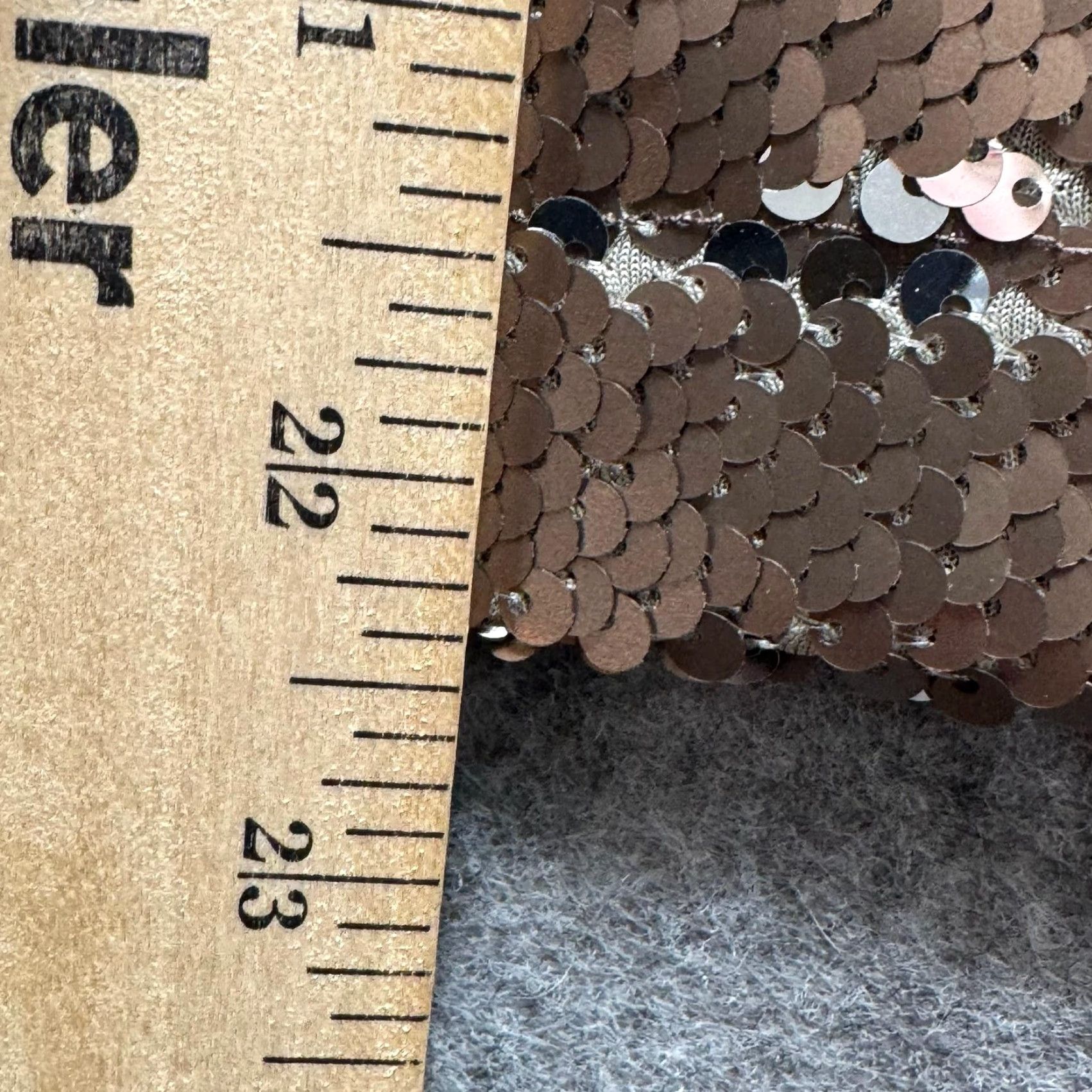 Imperial Imperial Skirt Womens Medium Gold Sequin Knee Length Made In Italy Size 32" / US 10 / IT 46 - 5 Thumbnail