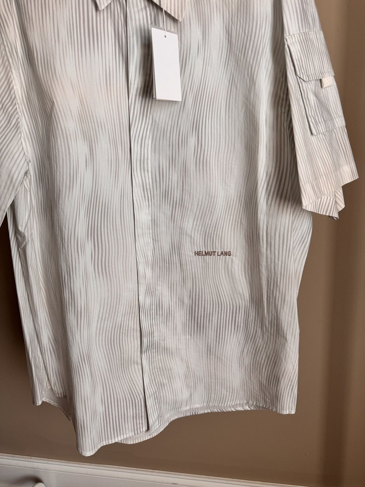 Helmut Lang Helmut Lang Printed Sport Button Down Shirt Size US XL / EU 56 / 4 - 2 Thumbnail