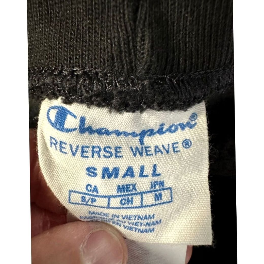 Champion Champion Jogger Pants Mens Small Black Reverse Weave Logo Tapered Drawstring Waist 34 In Se 30 In Inseam Casual Activewear Lounge Sportswear Size US 29 - 3 Thumbnail