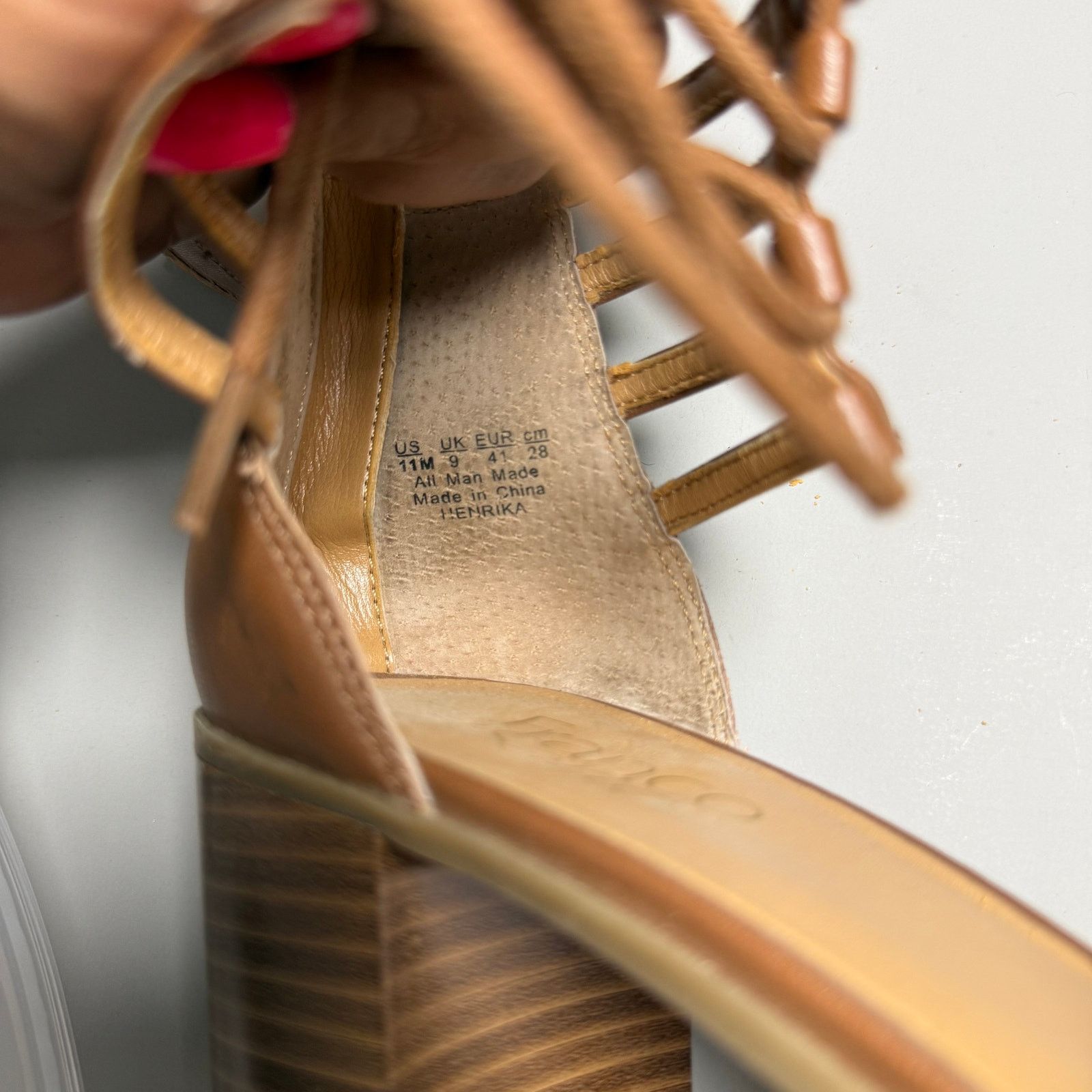 Franco Sarto Franco Sarto Henrika Lace Up High Heeled Sandal Size US 11 / IT 41 - 7 Thumbnail